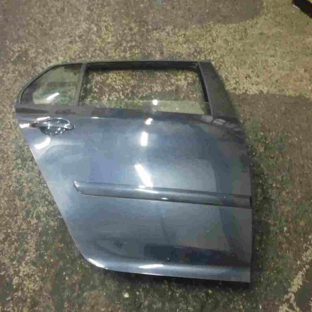 Volkswagen Golf MK5 2003-2009 Drivers OSR Rear Door Graphite Blue Grey LC5F