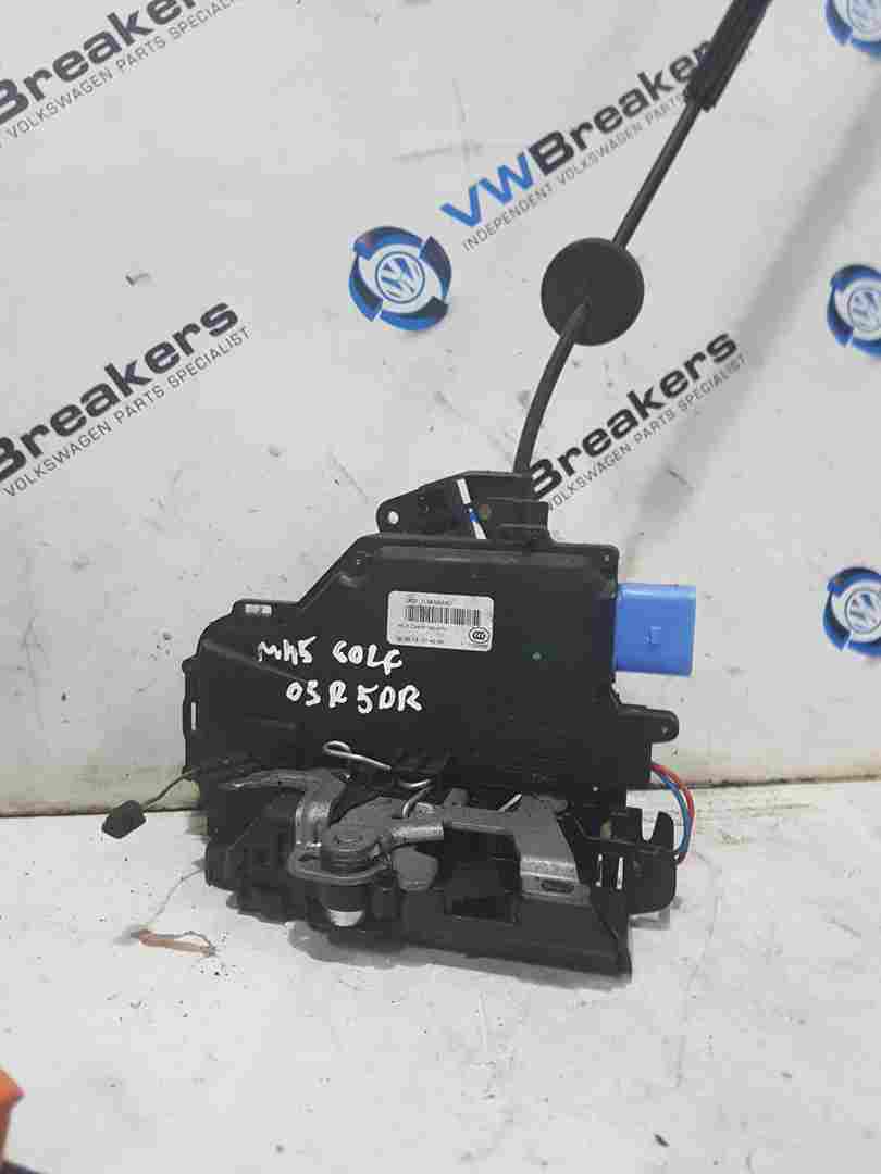 Volkswagen Golf MK5 2003-2009 Drivers OSR Rear Door Lock Latch Catch 7L0839016d