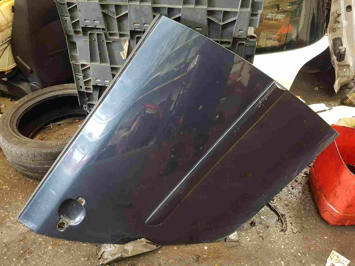 Volkswagen Golf MK5 2003-2009 Drivers OSR Rear Door Skin Blue Grey Lc5f 5Dr