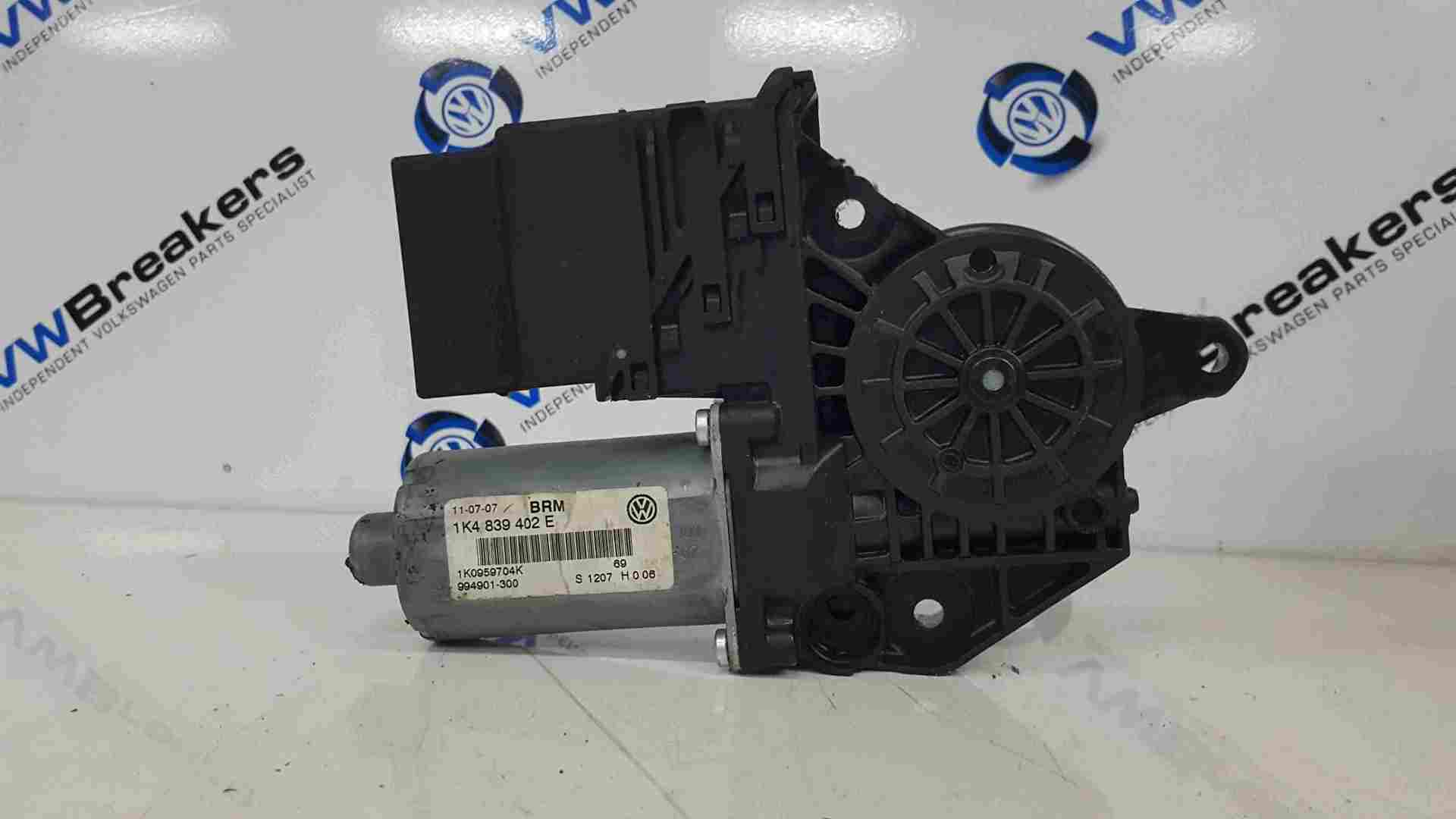 Volkswagen Golf MK5 2003-2009 Drivers OSR Rear Window Motor 1K4839402E