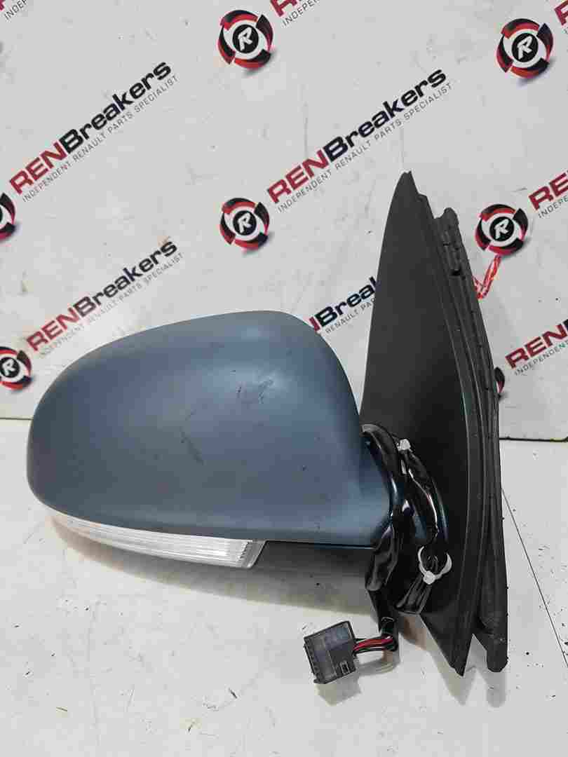 Volkswagen Golf MK5 2003-2009 Drivers Os Wing Mirror Blue Grey Primer