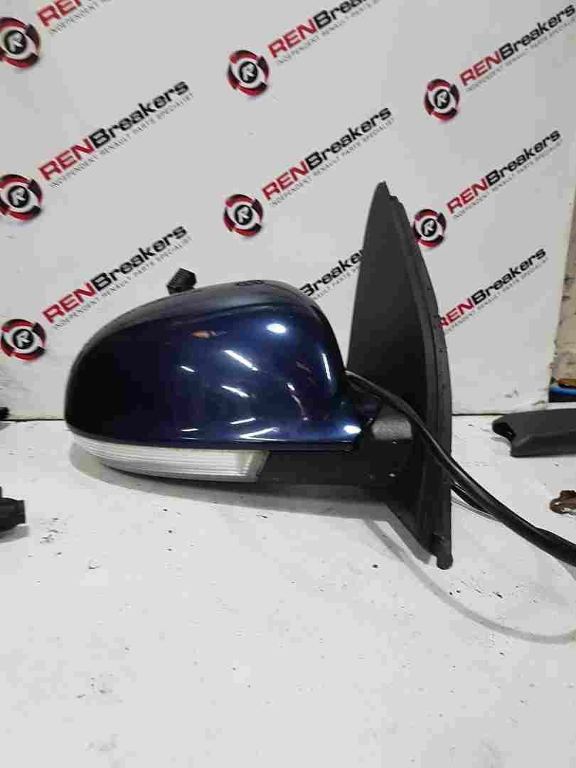Volkswagen Golf MK5 2003-2009 Drivers Os Wing Mirror Blue Ld5q