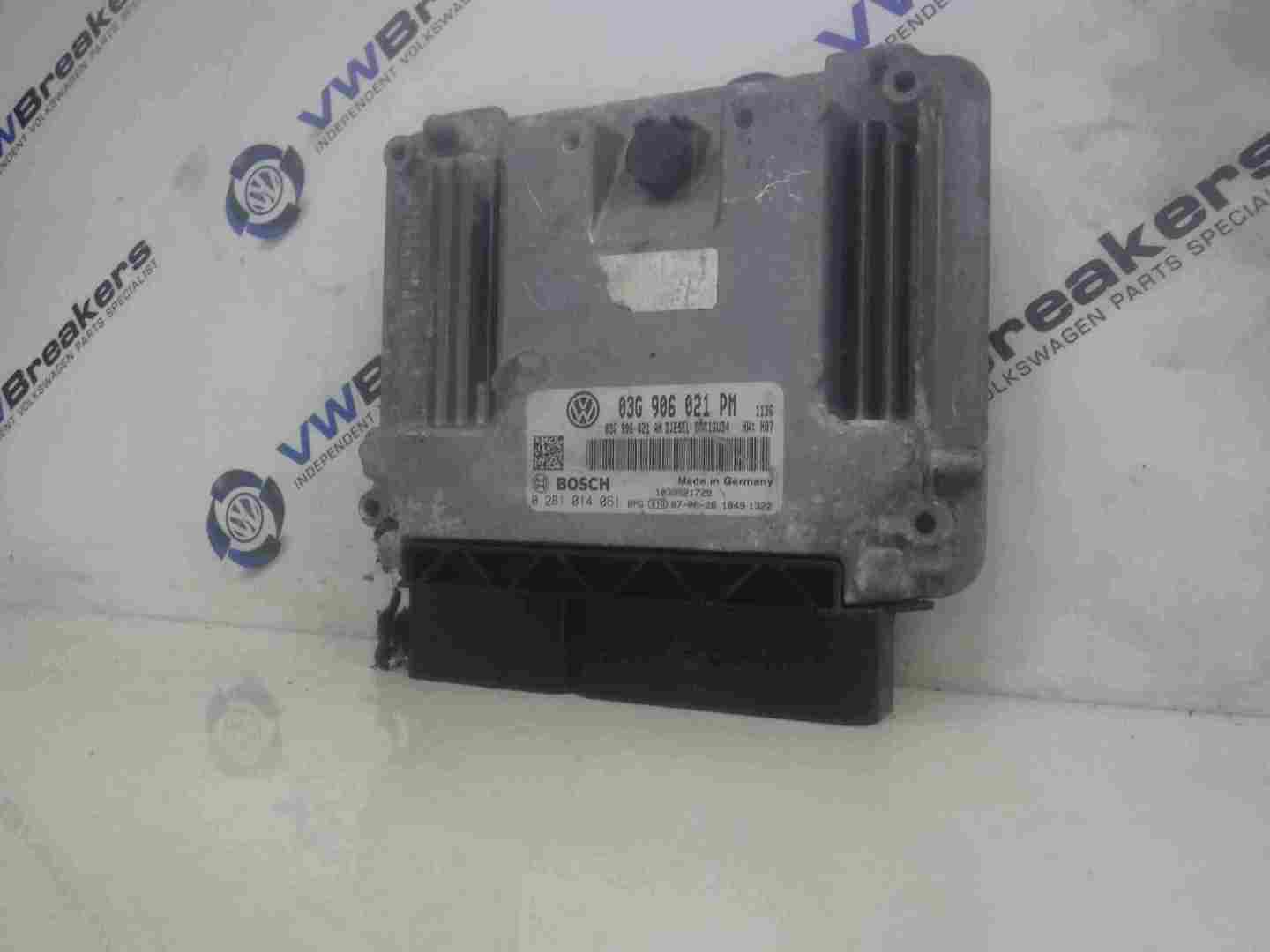 Volkswagen Golf MK5 2003-2009 Engine Control Unit Computer 03G906021PM