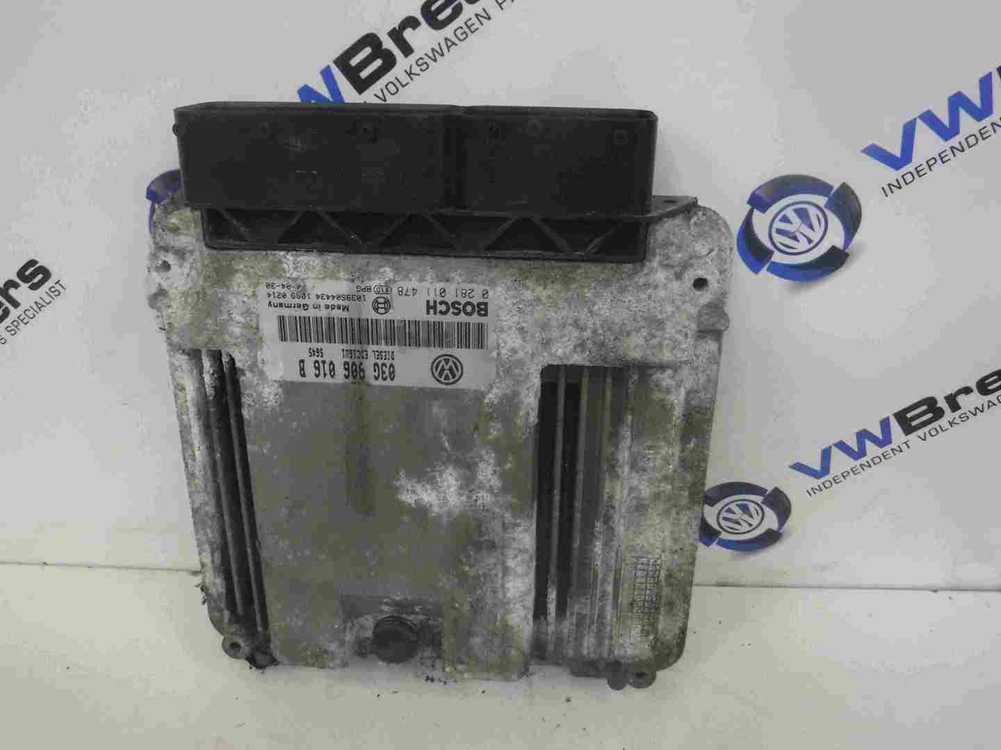 Volkswagen Golf MK5 2003-2009 Engine Control Unit ECU 03G906016AP