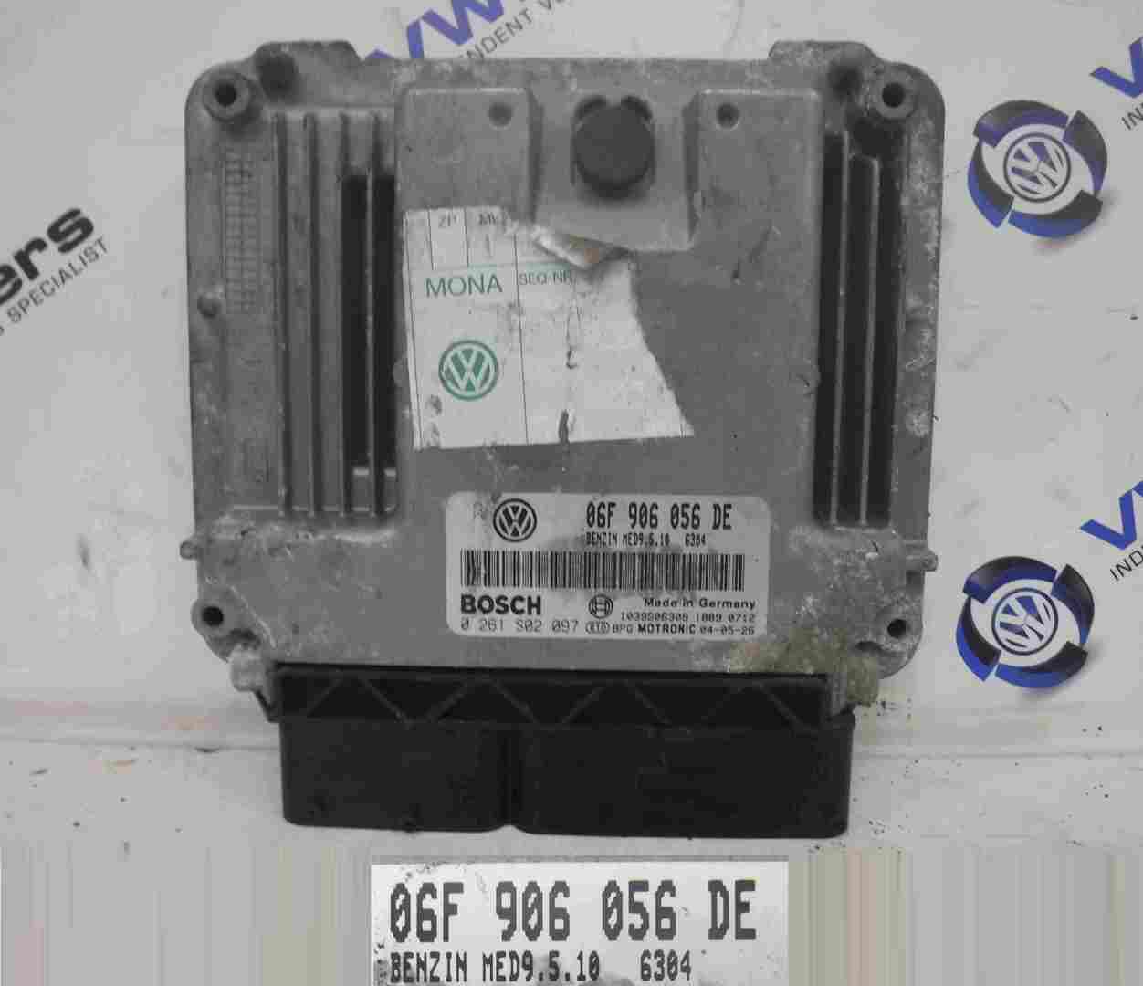 Volkswagen Golf MK5 2003-2009 Engine Control Unit ECU Module 06F906056DE