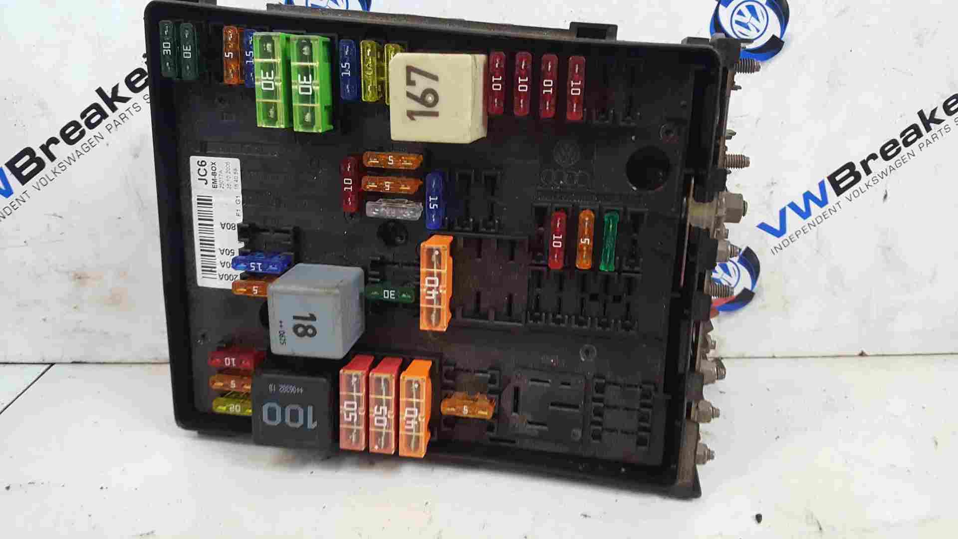 Volkswagen Golf MK5 2003-2009 Fuse BOX Board 1K0937124p