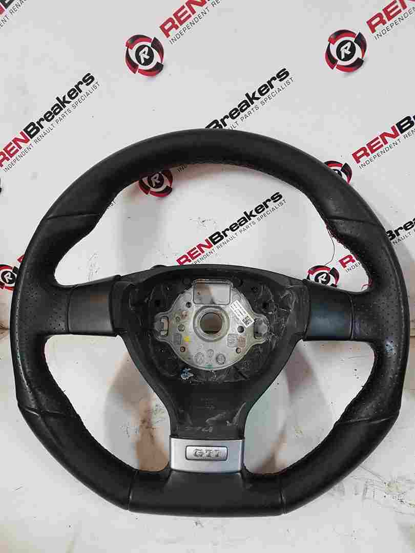 Volkswagen Golf MK5 2003-2009 GTI Flat Bottom Steering Wheel 1K0419091at