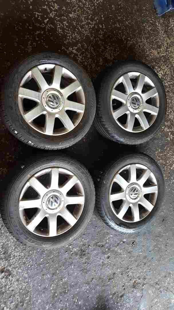 Volkswagen Golf MK5 2003-2009 Imola Alloy Wheels SET X4 + Tyre 205 55 16 3/5
