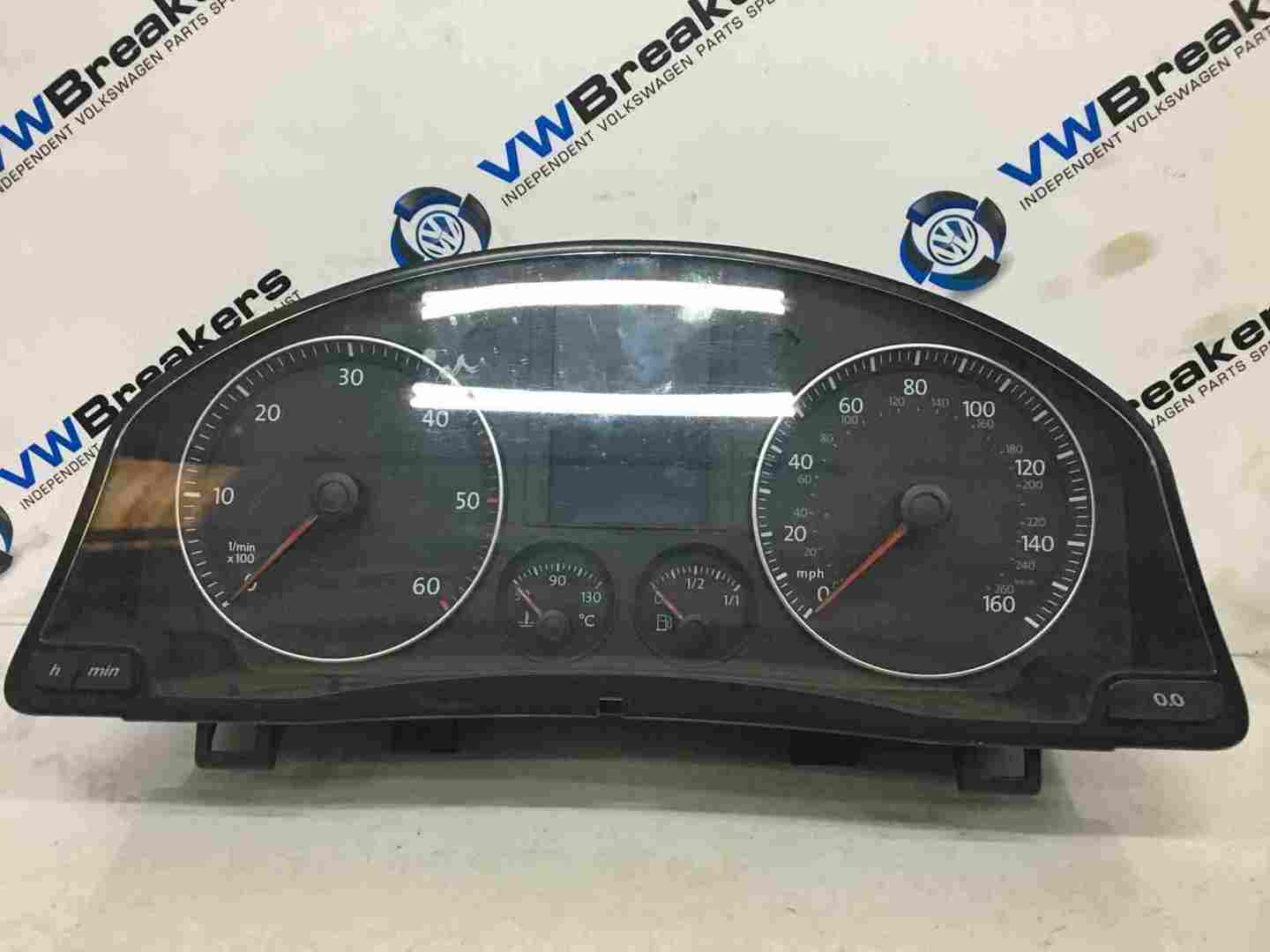 Volkswagen Golf MK5 2003-2009 Instrument Panel Dials Clocks Cluster Speedo