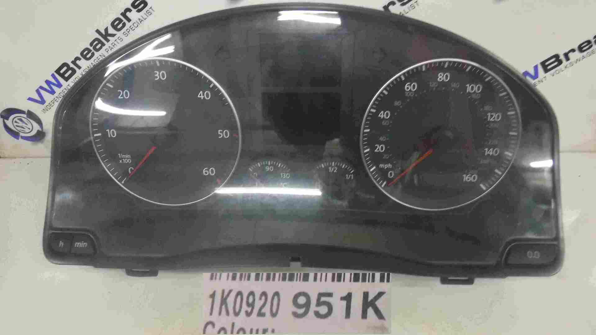 Volkswagen Golf MK5 2003-2009 Instrument Panel Dials Clocks Gauges Cluster 160k 
