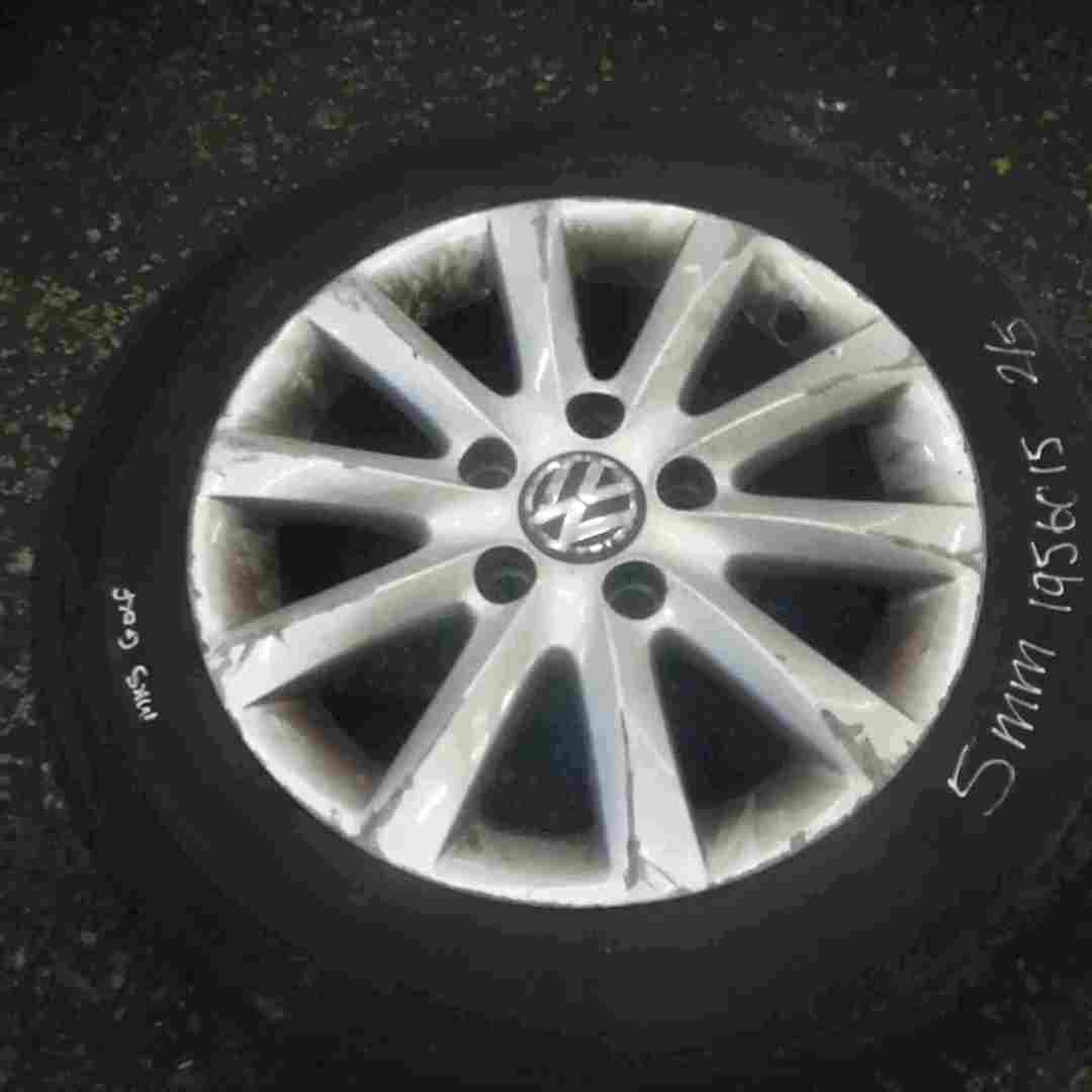 Volkswagen Golf MK5 2003-2009 Match Alloy Wheel 15inch + Tyre 195 60 15 5mm