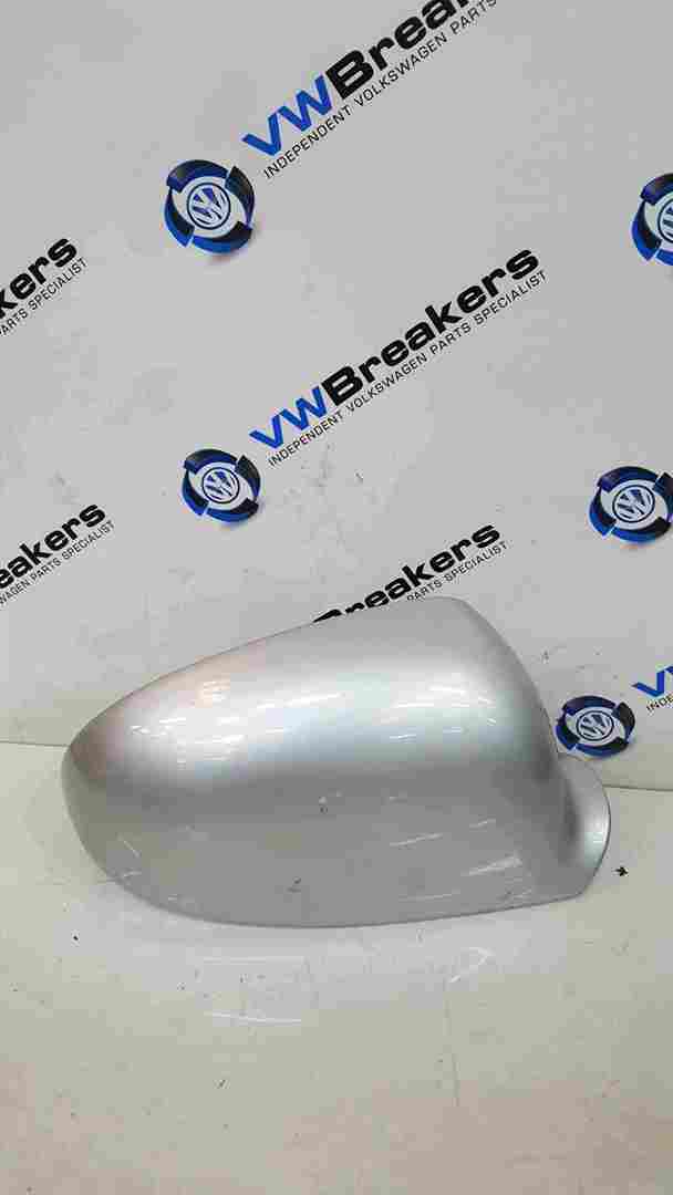 Volkswagen Golf MK5 2003-2009 Passenger NS Wing Mirror Case Cover Silver LA7W