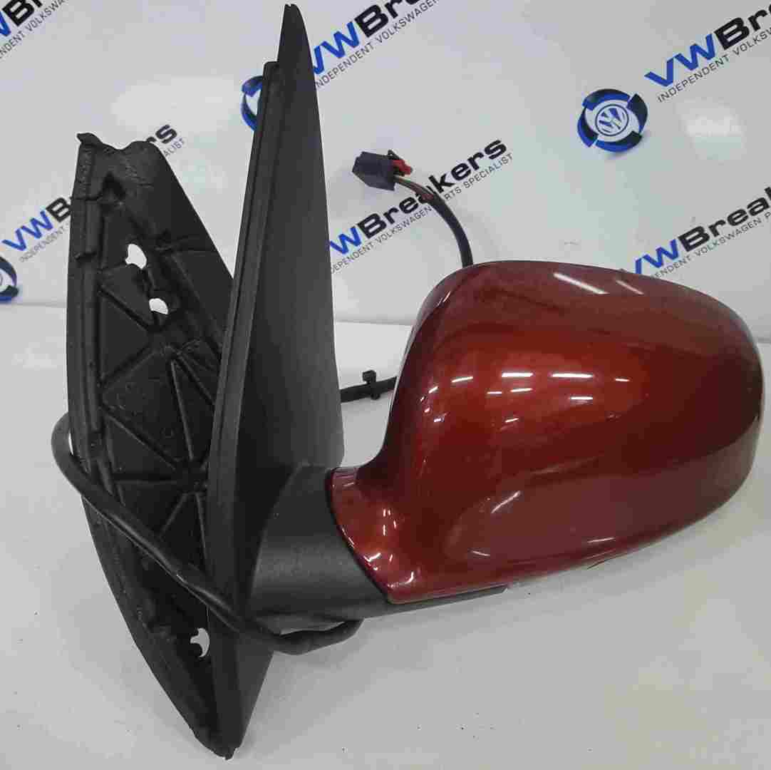 Volkswagen Golf MK5 2003-2009 Passenger NS Wing Mirror Red LA3W