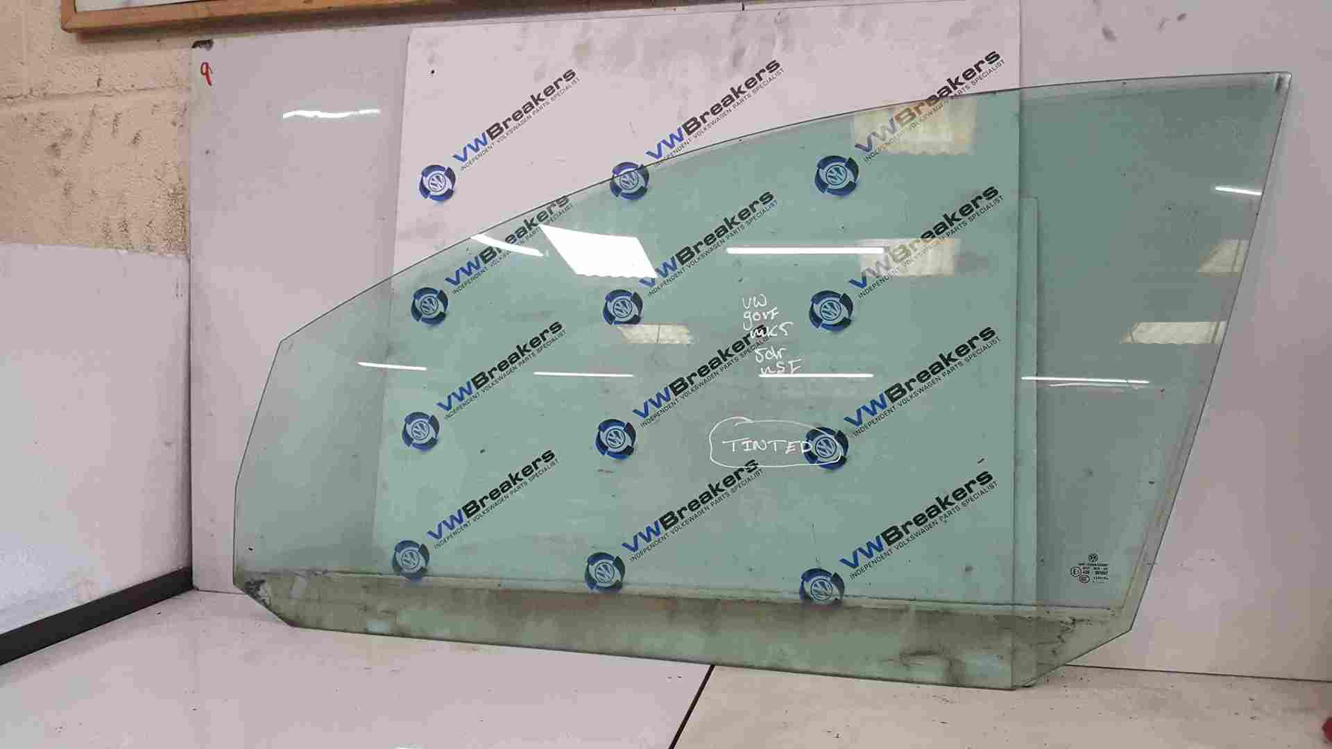Volkswagen Golf MK5 2003-2009 Passenger NSF Front Window Glass 5dr Fact Tinted