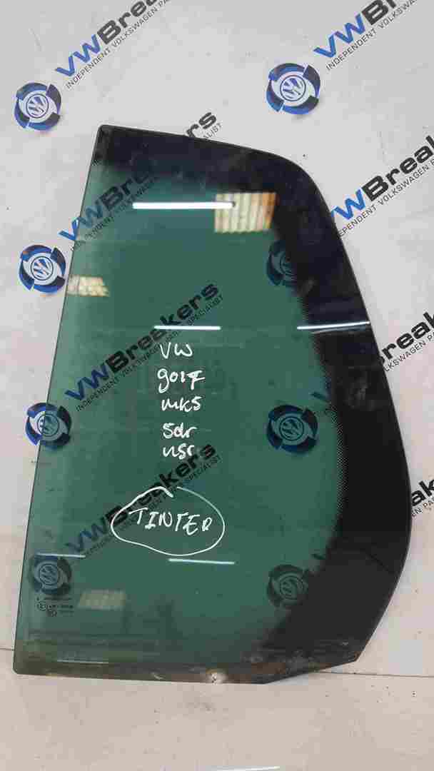 Volkswagen Golf MK5 2003-2009 Passenger NSR Rear Window Glass Tinted Small