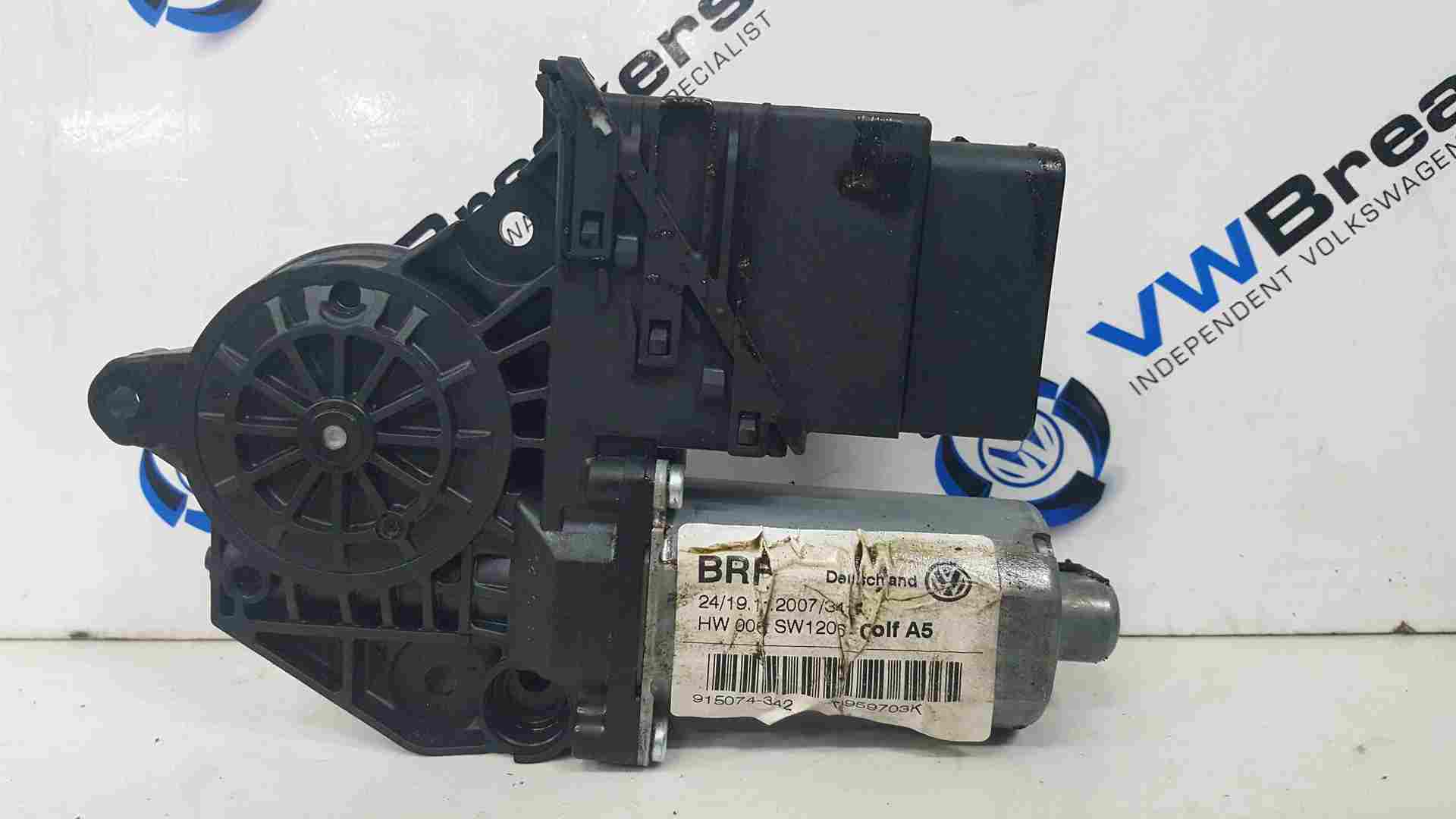 Volkswagen Golf MK5 2003-2009 Passenger NSR Rear Window Motor 1K0959703k