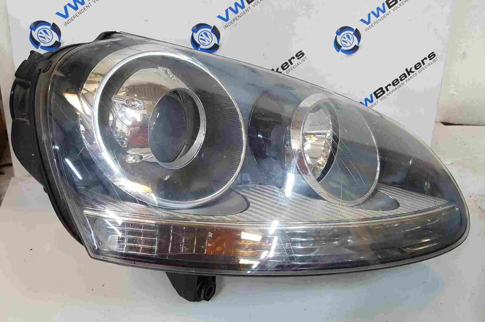 Volkswagen Golf MK5 2003-2009 R32 Drivers OSF Front Headlight Xenon 1K6941032A