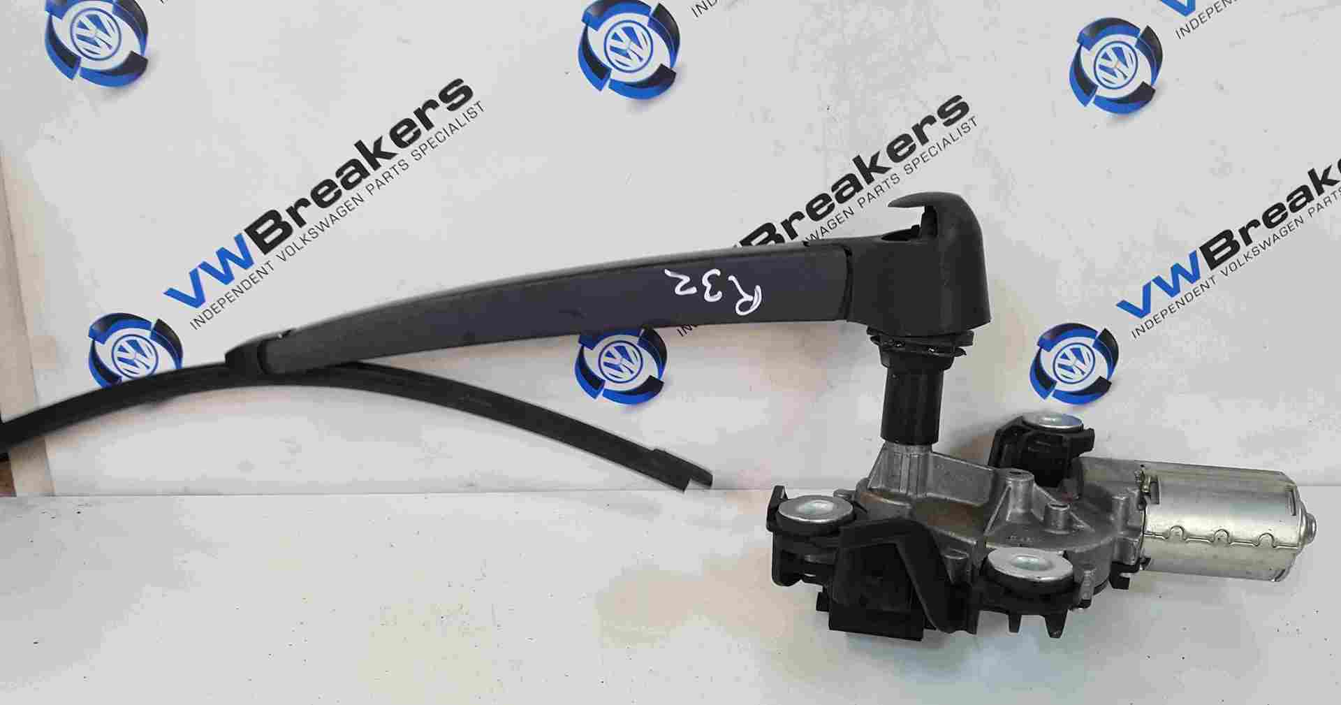 Volkswagen Golf MK5 2003-2009 R32 Rear Wiper Motor + Arm 1K6955711C