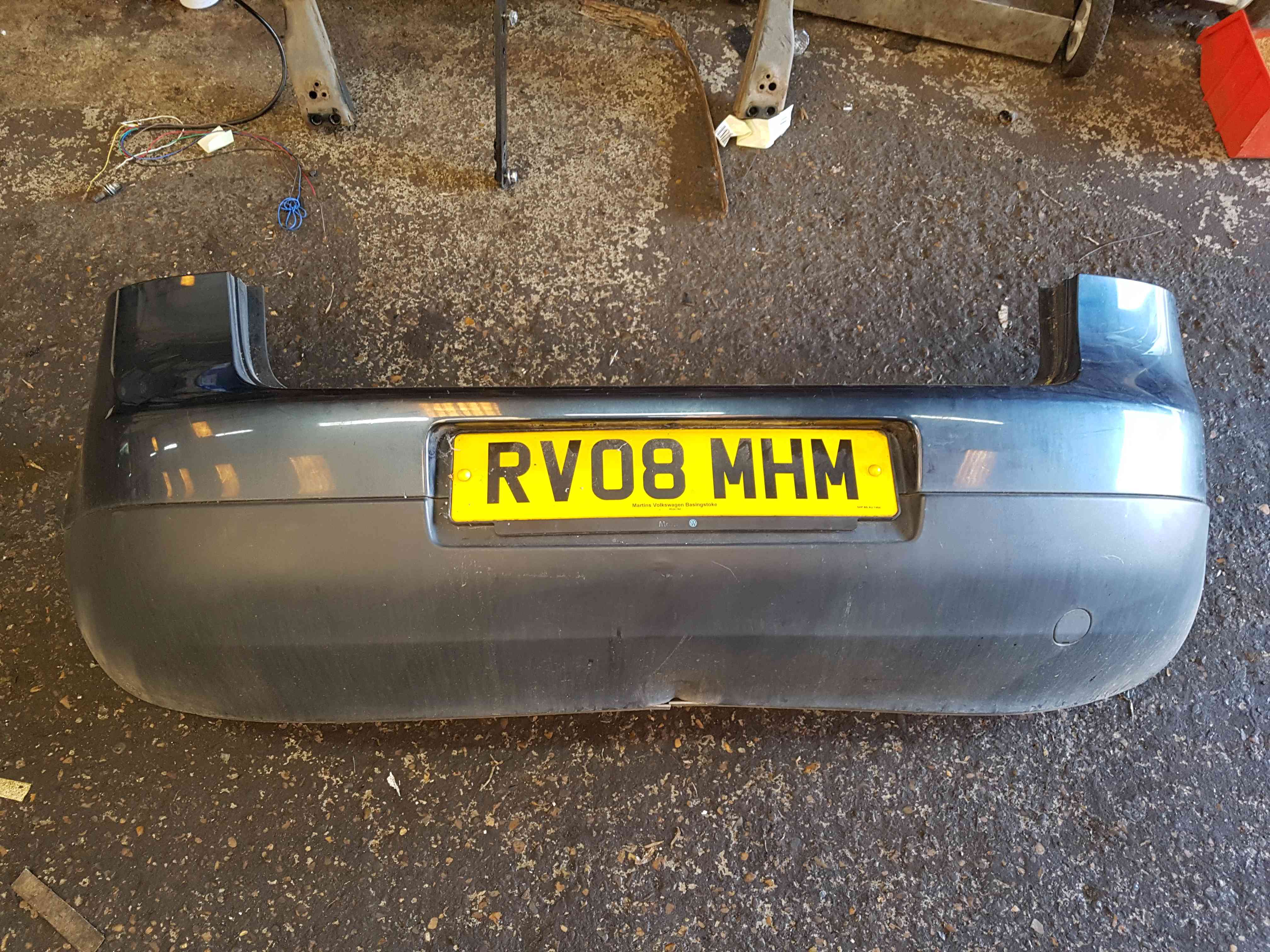 Volkswagen Golf MK5 2003-2009 Rear Bumper Grey Blue Lc5f Blue Graphite Pearl 