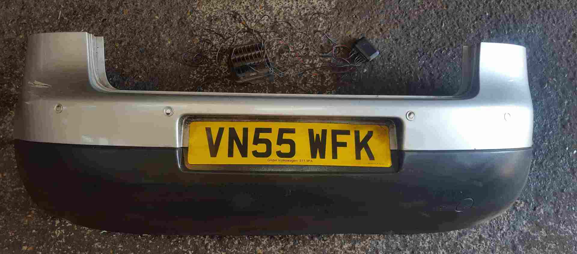 Volkswagen Golf MK5 2003-2009 Rear Bumper Silver LA7W Reversing Sensors