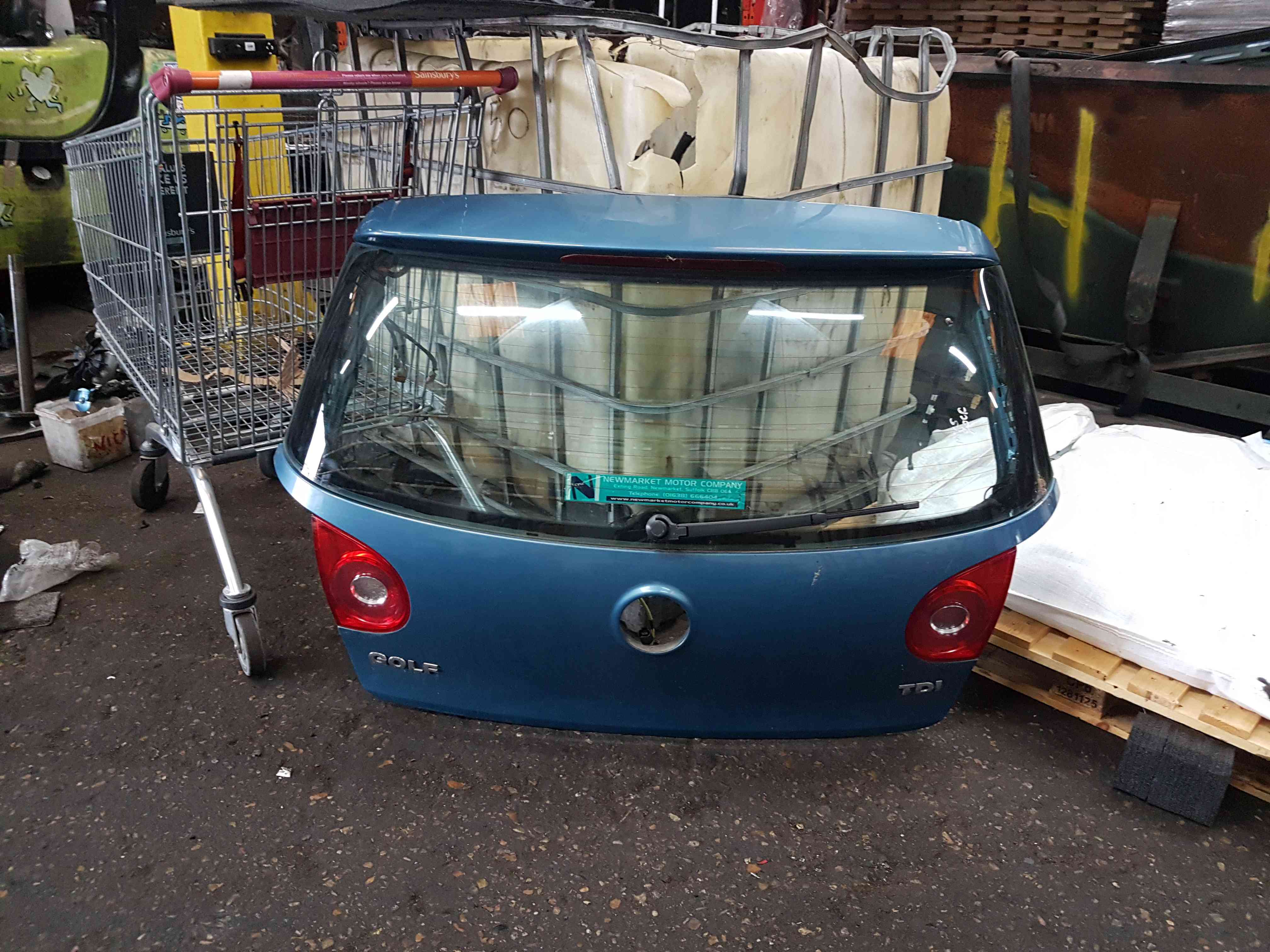 Volkswagen Golf MK5 2003-2009 Rear Tailgate Boot Blue La5s