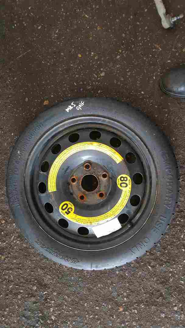 Volkswagen Golf MK5 2003-2009 Space Saver Spare Wheel 16inch Rusty Rim