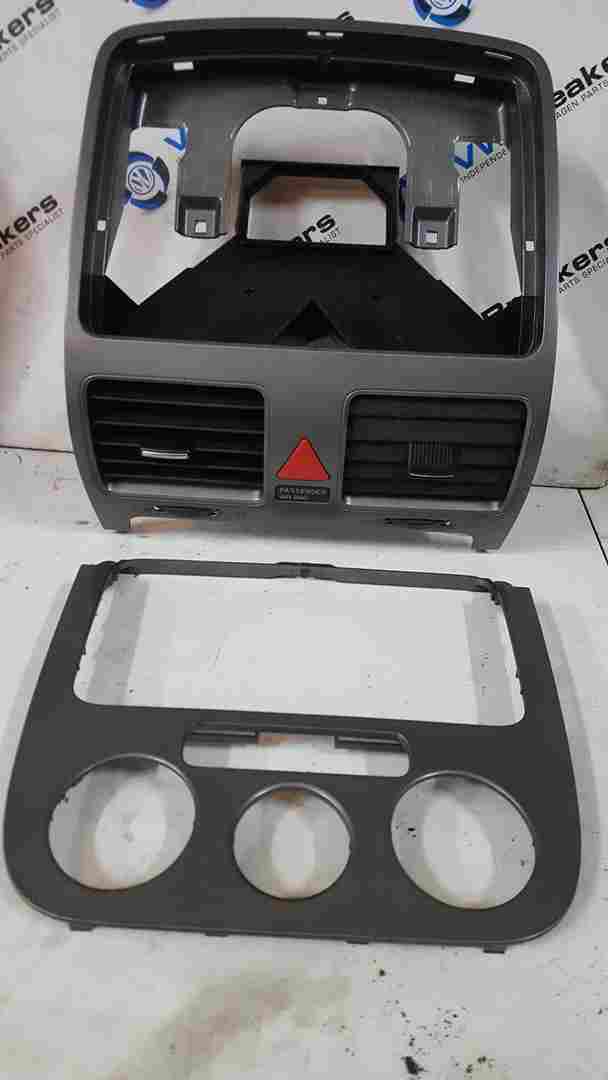 Volkswagen Golf MK5 2003-2009 TOP Heater Vents + Centre Trim Surround Grey