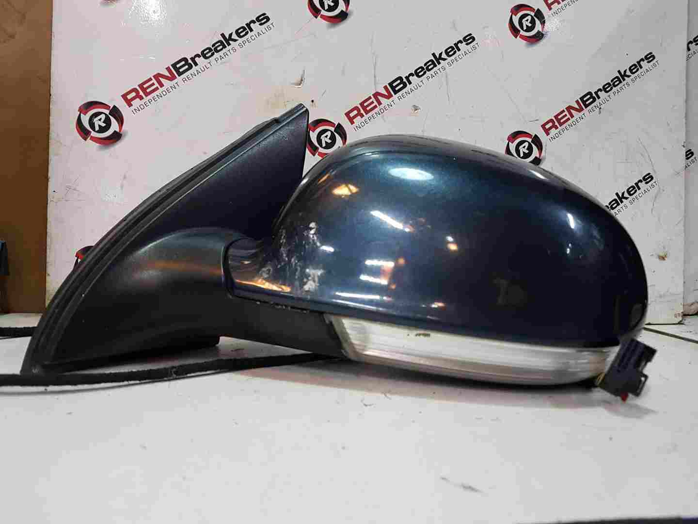 Volkswagen Golf MK5 Estate 2003-2009 Passenger Ns Wing Mirror Blue Graphite Lc5f