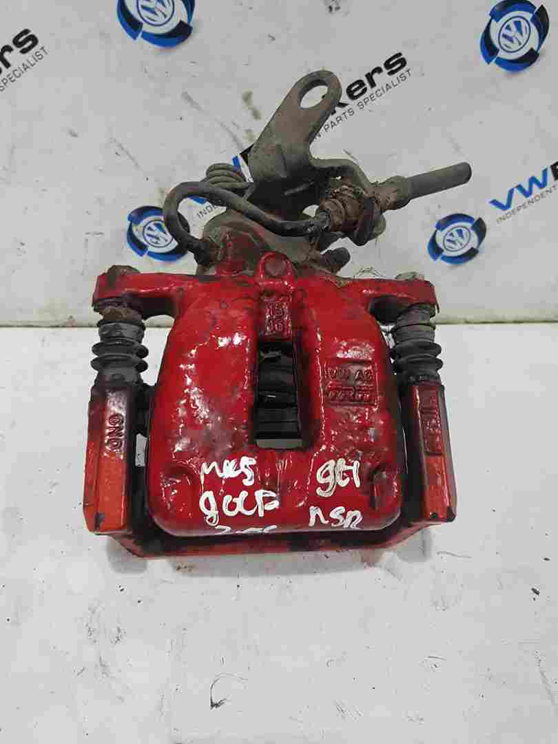 Volkswagen Golf MK5 GTI  2003-2009 Passenger NSR Rear Brake Caliper With Carrier