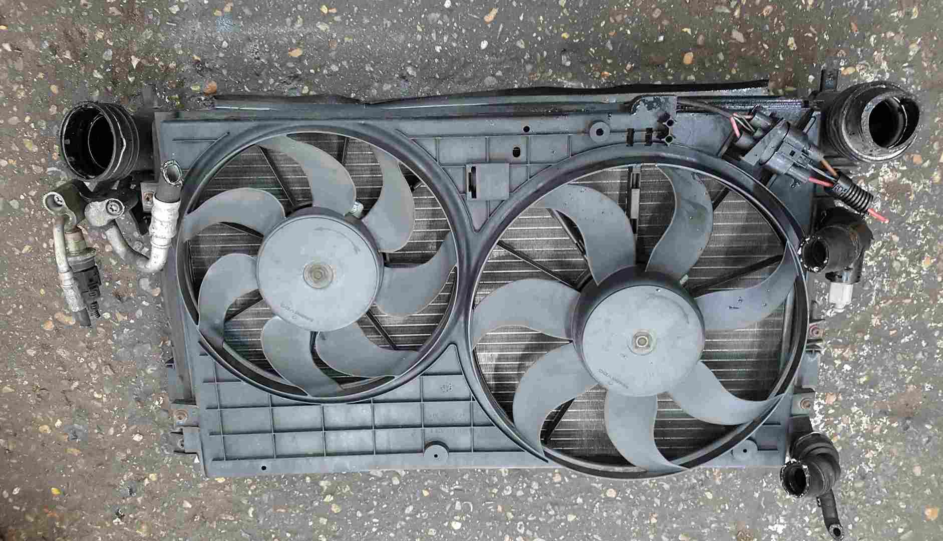 Volkswagen Golf MK5 Plus 2003-2009 1.9 TDI BKC Radiator Rad Pack Intercooler Fan
