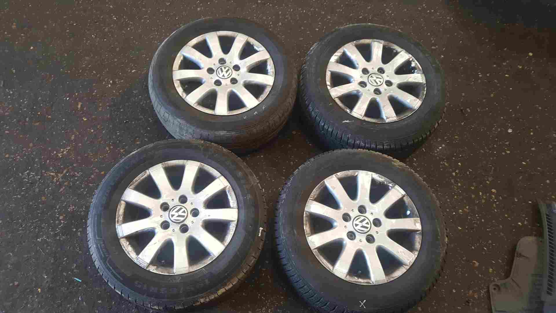 Volkswagen Golf MK5 Plus 2003-2009 Alloy Wheels SET 15Inch + Tyre 1K0601025aq