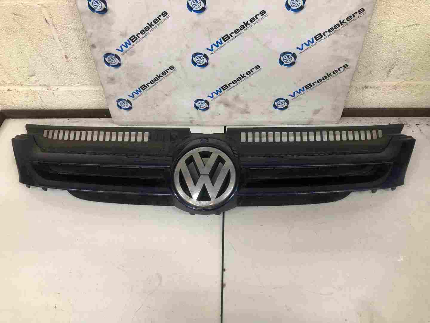Volkswagen Golf MK5 Plus 2003-2009 Front Bumper Grill Blue Ld5q Damaged