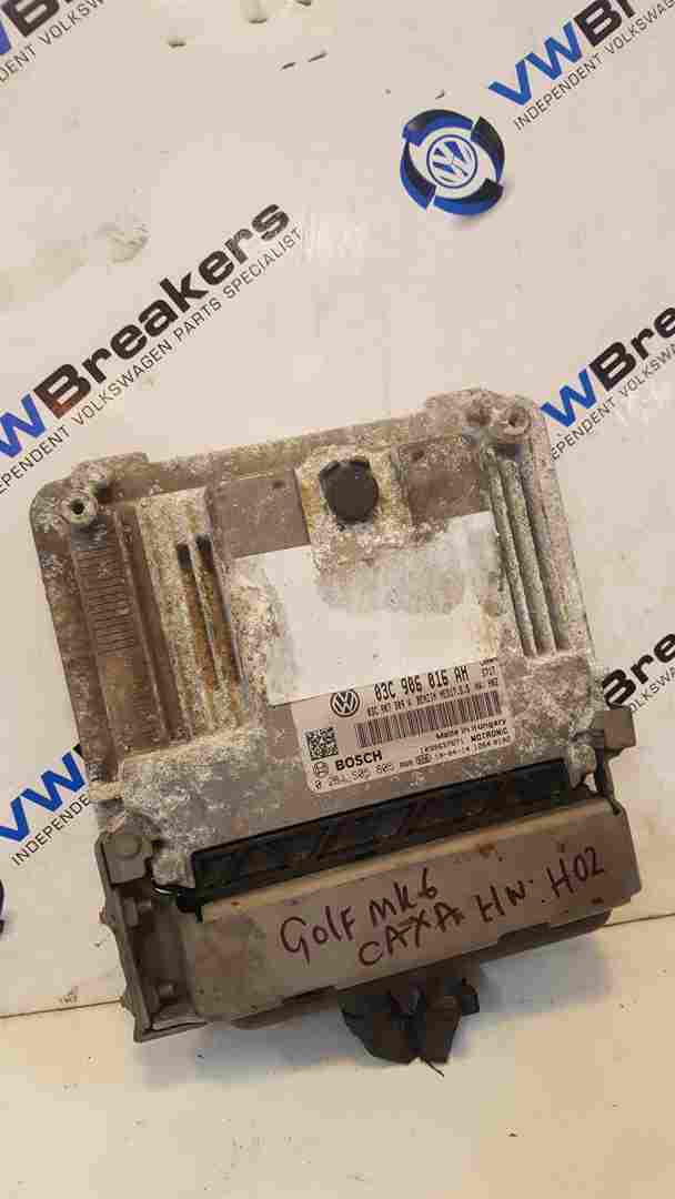 Volkswagen Golf MK6 2009-2012 1.4 TSI Engine Control Unit Caxa 03C906016ah H02