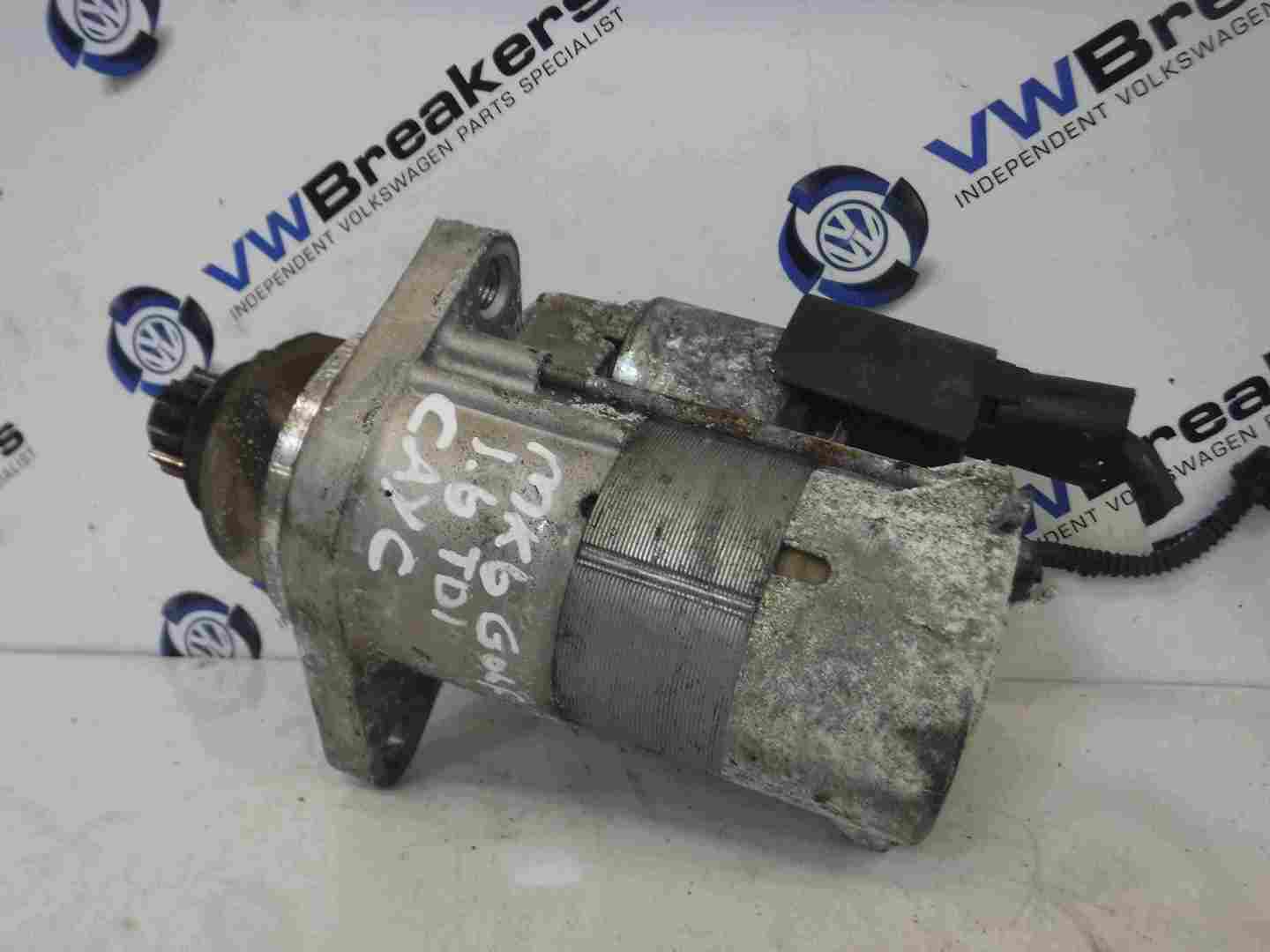 Volkswagen Golf MK6 2009-2012 1.6 TDI Starter Motor Starting 02Z911023p