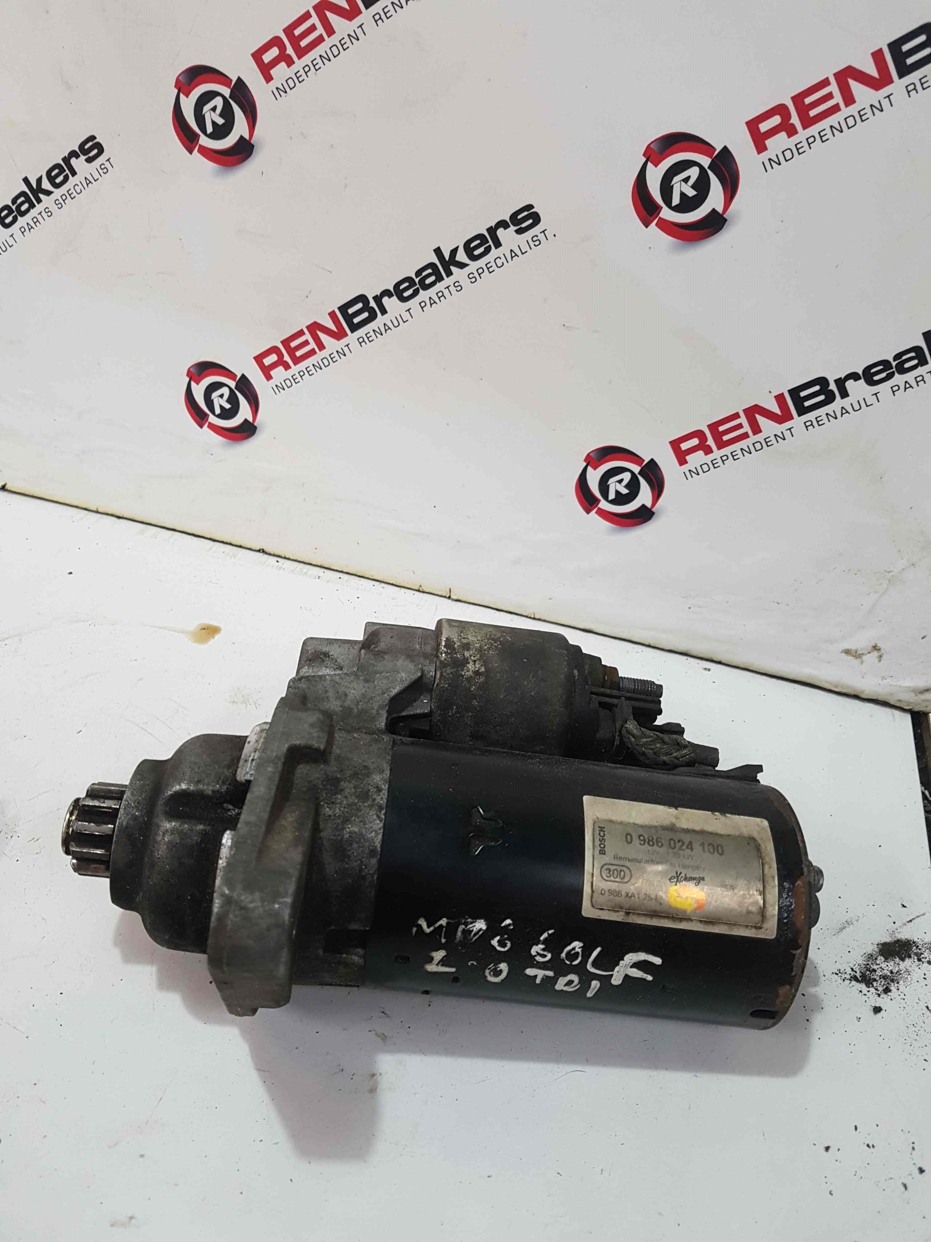 Volkswagen Golf MK6 2009-2012 2.0 TDI Starter Motor Starting 0986024100