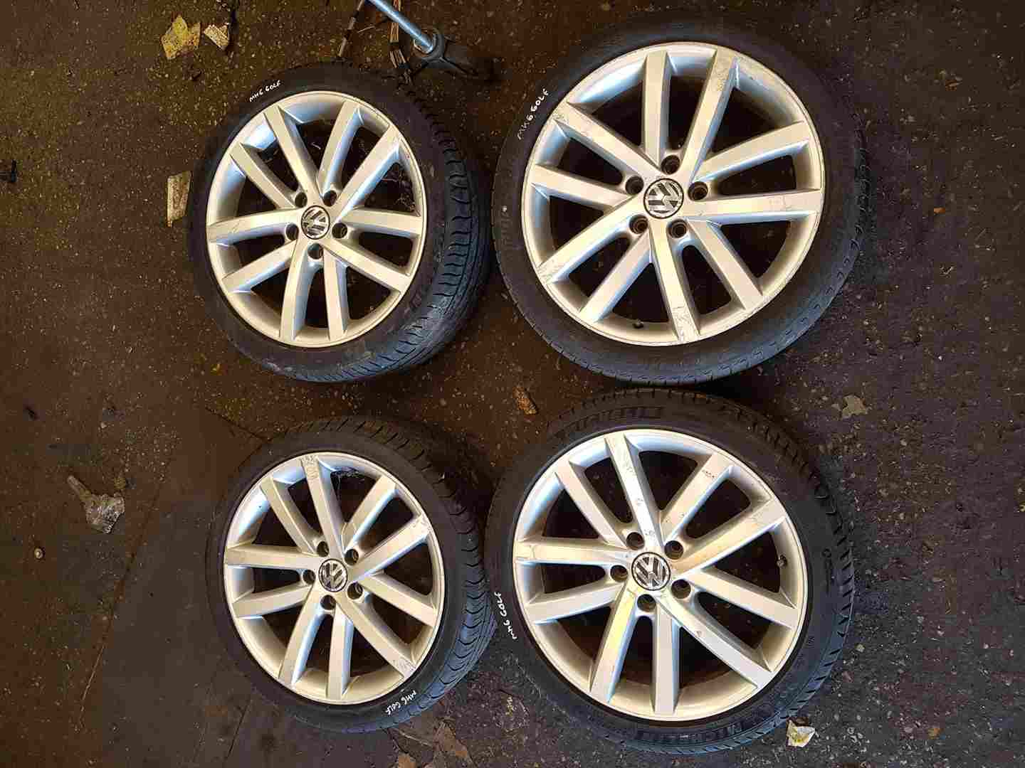 Volkswagen Golf MK6 2009-2012 Alloy Wheels SET X4 18Inch 3/5 GTD GTI 5k0601025l