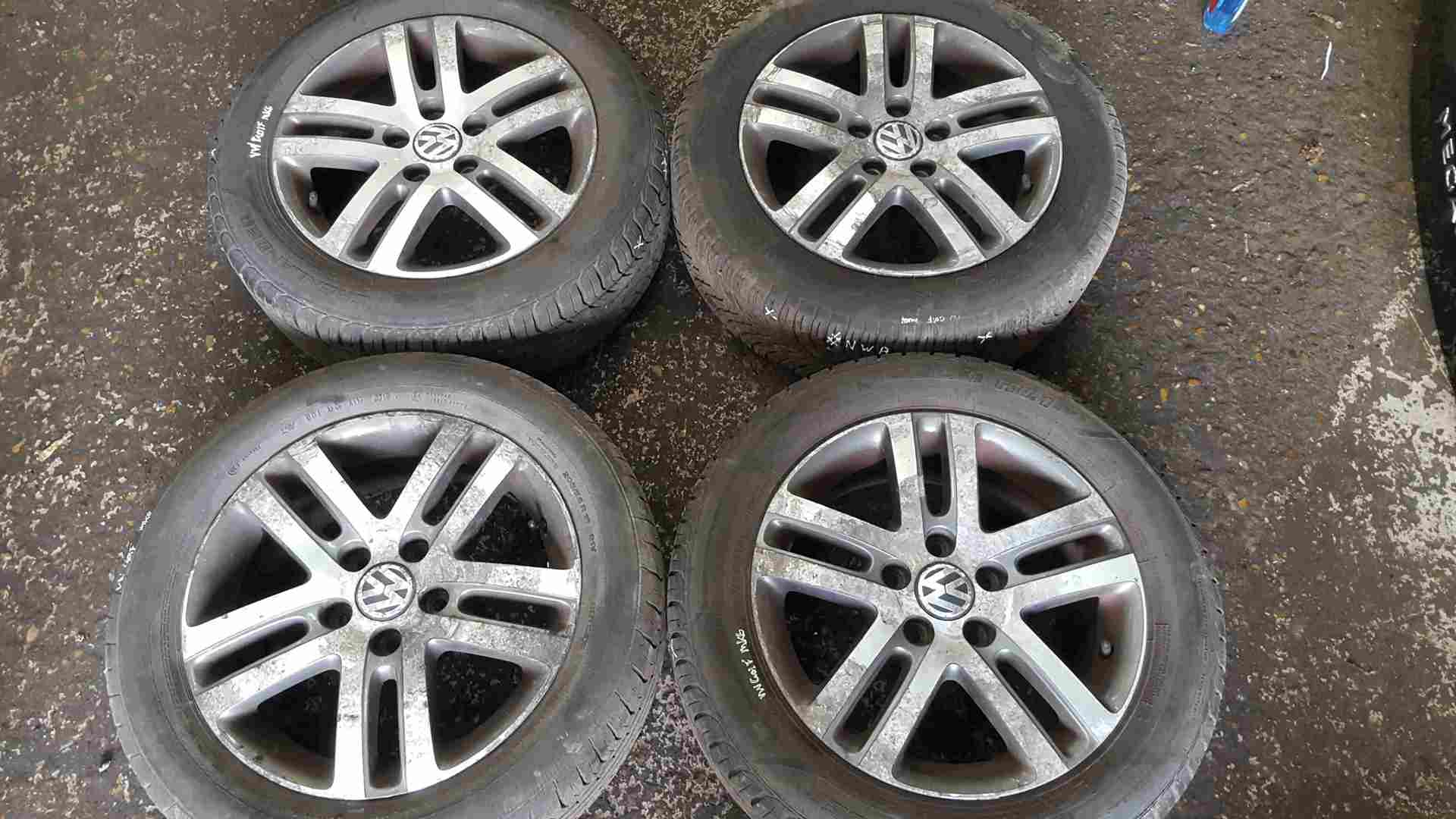 Volkswagen Golf MK6 2009-2012 Alloy Wheels Set X4 16inch 1K0601025BM
