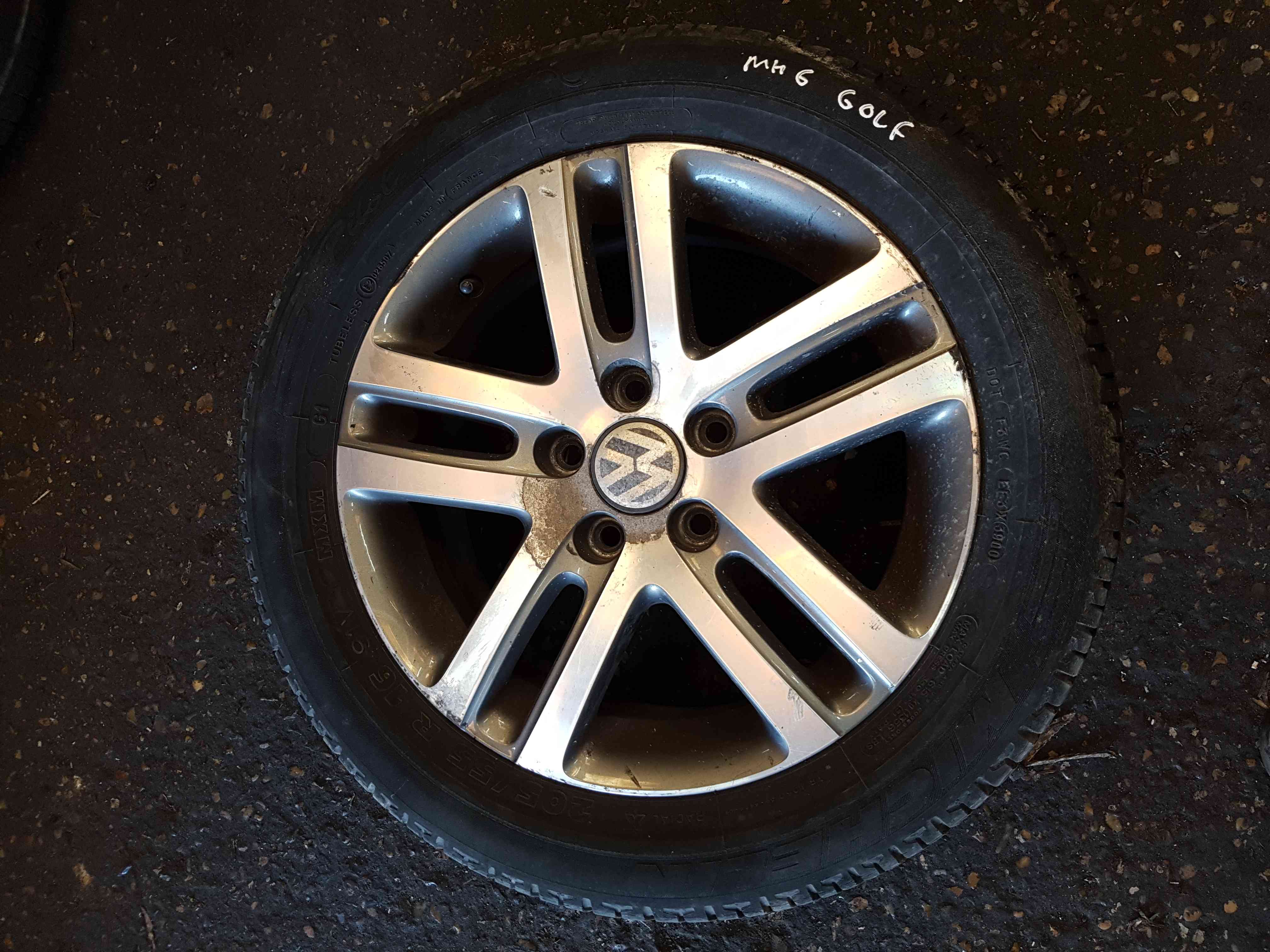 Volkswagen Golf MK6 2009-2012 Atlanta Alloy Wheel 16Inch 1K0601025bm 4/5