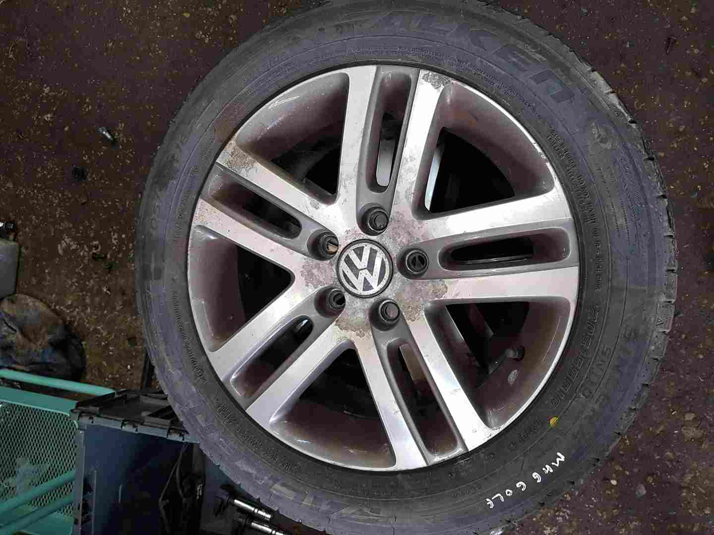 Volkswagen Golf MK6 2009-2012 Atlanta Alloy Wheel 16Inch 3/5 1K0601025bm