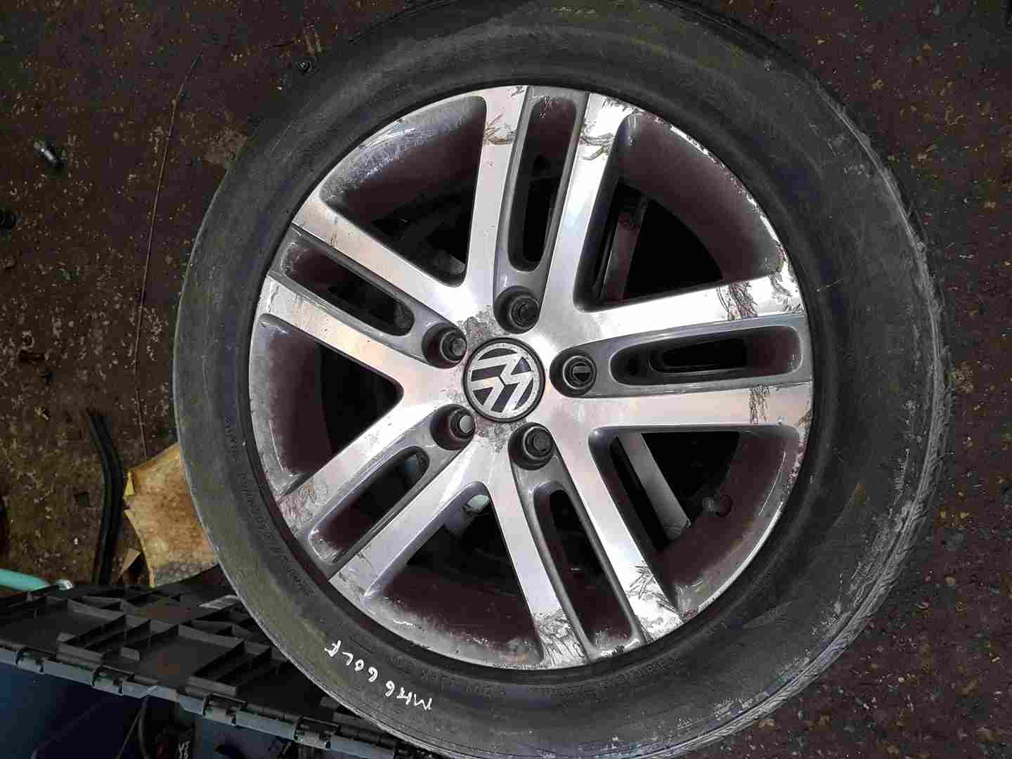 Volkswagen Golf MK6 2009-2012 Atlanta Alloy Wheel 16Inch 3/5 1K0601025BM