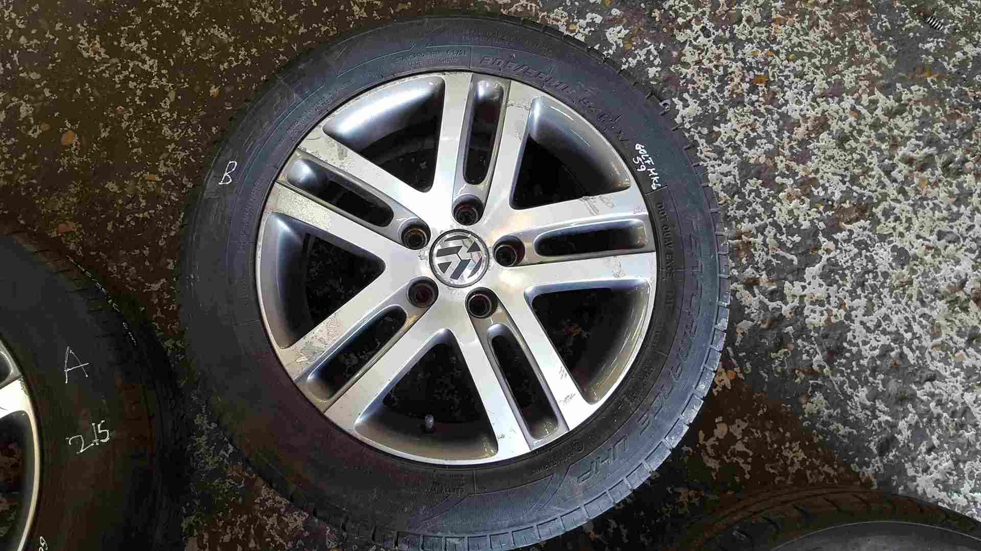 Volkswagen Golf MK6 2009-2012 Atlanta Alloy Wheel 16inch + Tyre 205 55 16