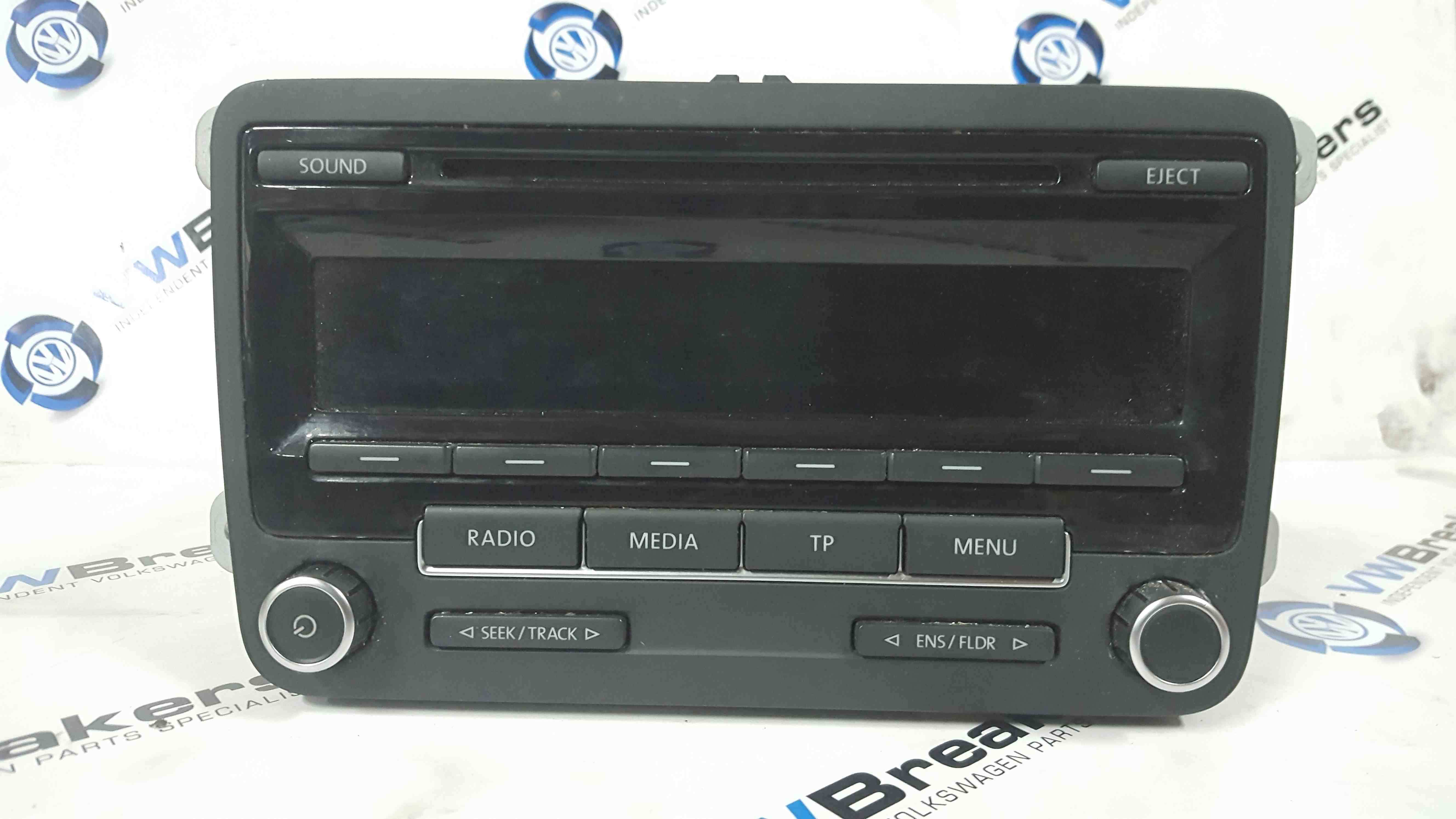 Volkswagen Golf MK6 2009-2012 Cd Player Radio Head Unit 1K0035186aq