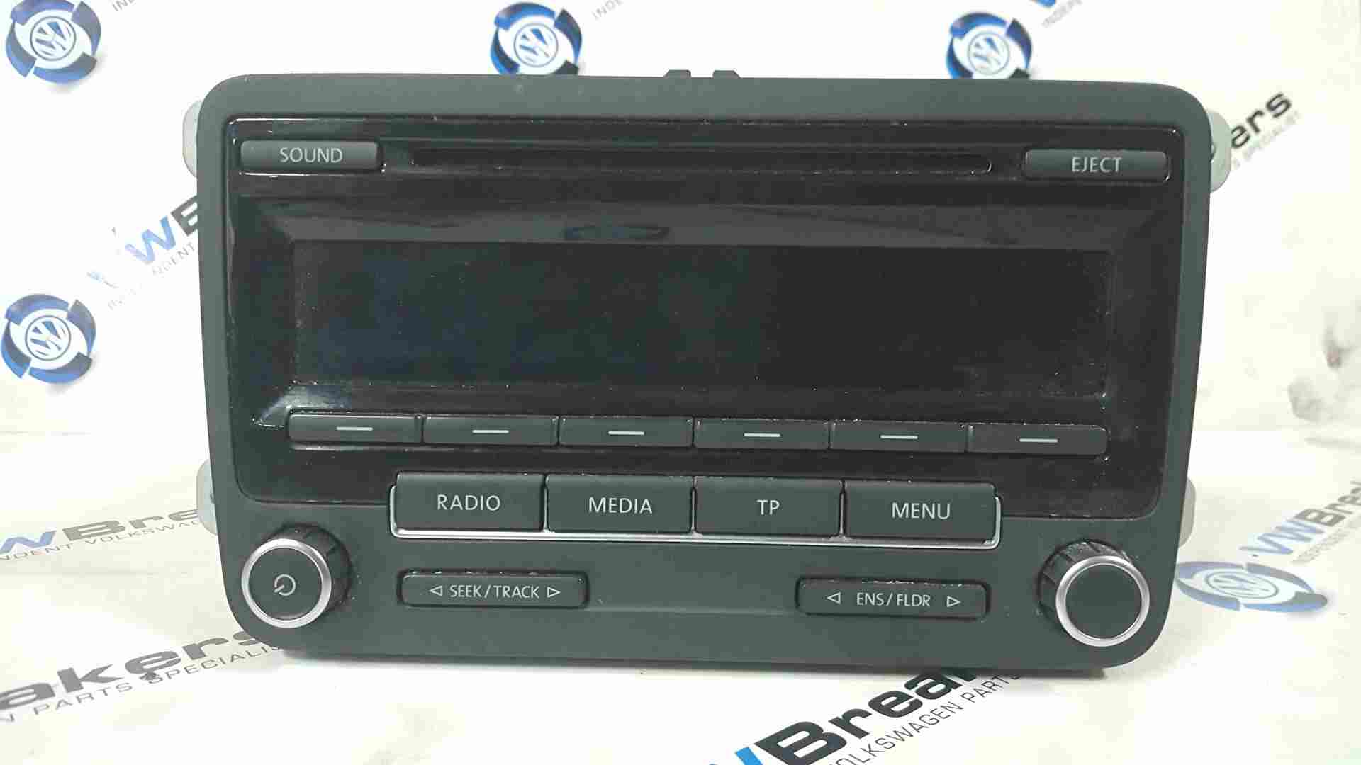 Volkswagen Golf MK6 20092012 Cd Player Radio Head Unit 1K0035186aq