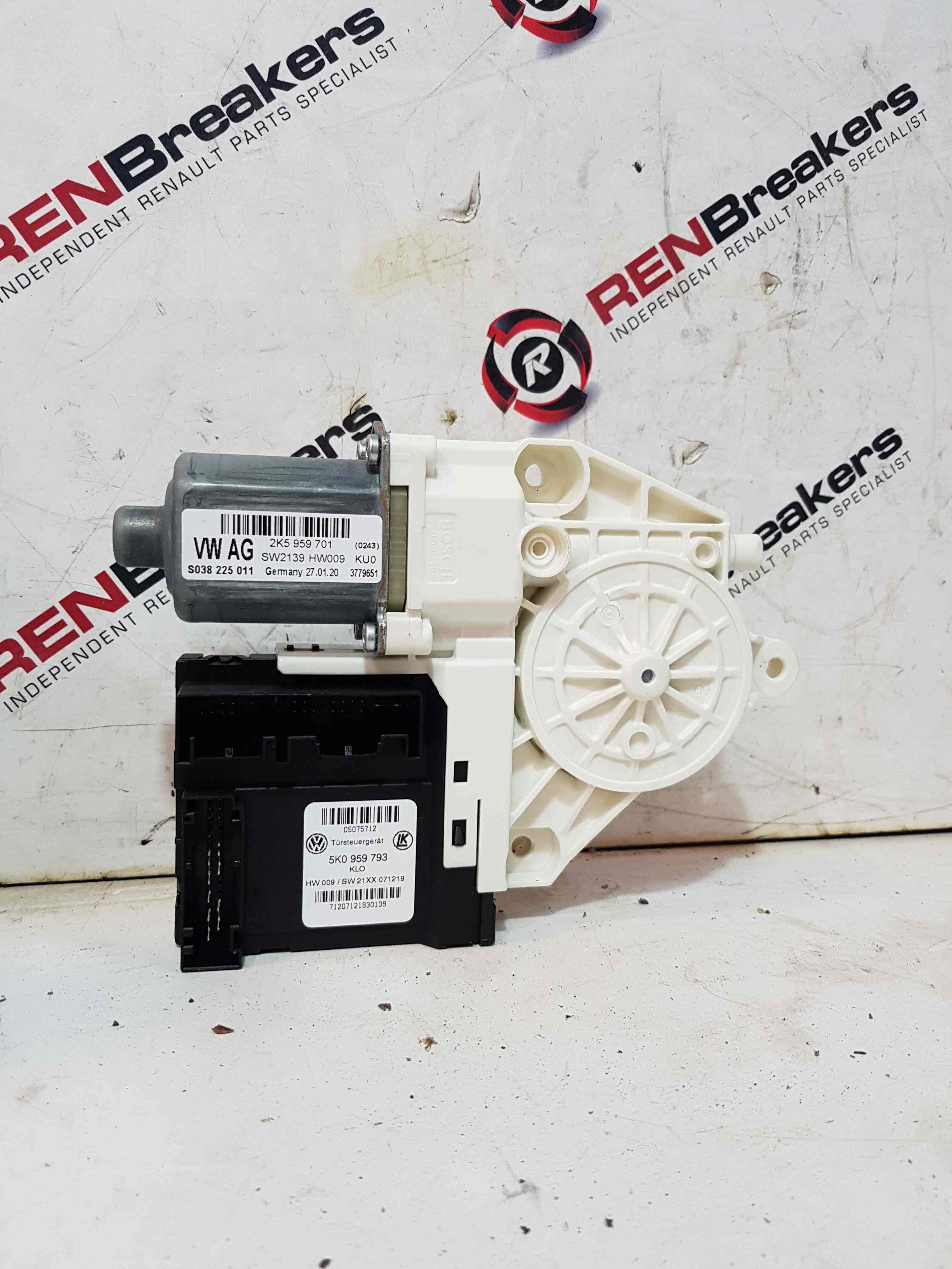 Volkswagen Golf MK6 2009-2012 Drivers OSF Front Window Motor 5K0959793 2K5959701
