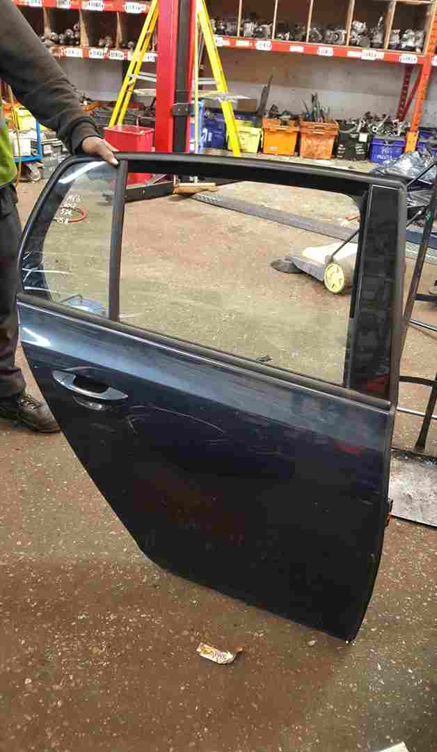 Volkswagen Golf MK6 2009-2012 Drivers OSR Rear Door Blue LC5F