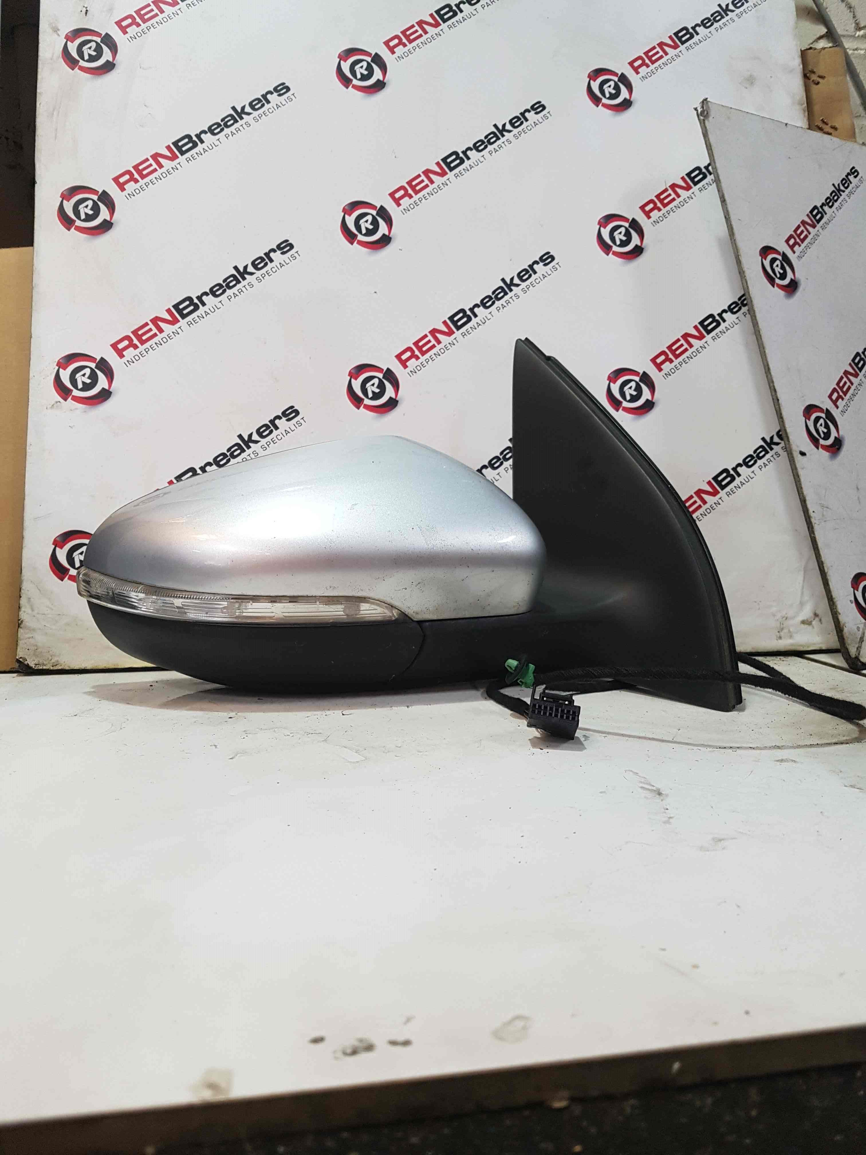 Volkswagen Golf MK6 2009-2012 Drivers Os Wing Mirror Silver La7w