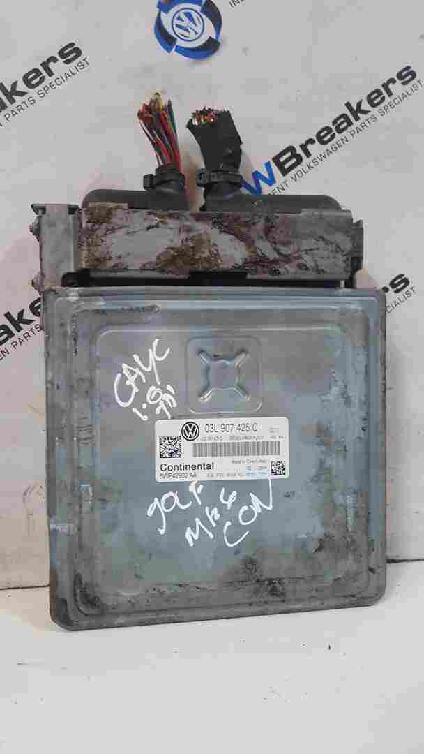Volkswagen Golf MK6 2009-2012 Engine Control Unit ECU 03L907425c CAYC
