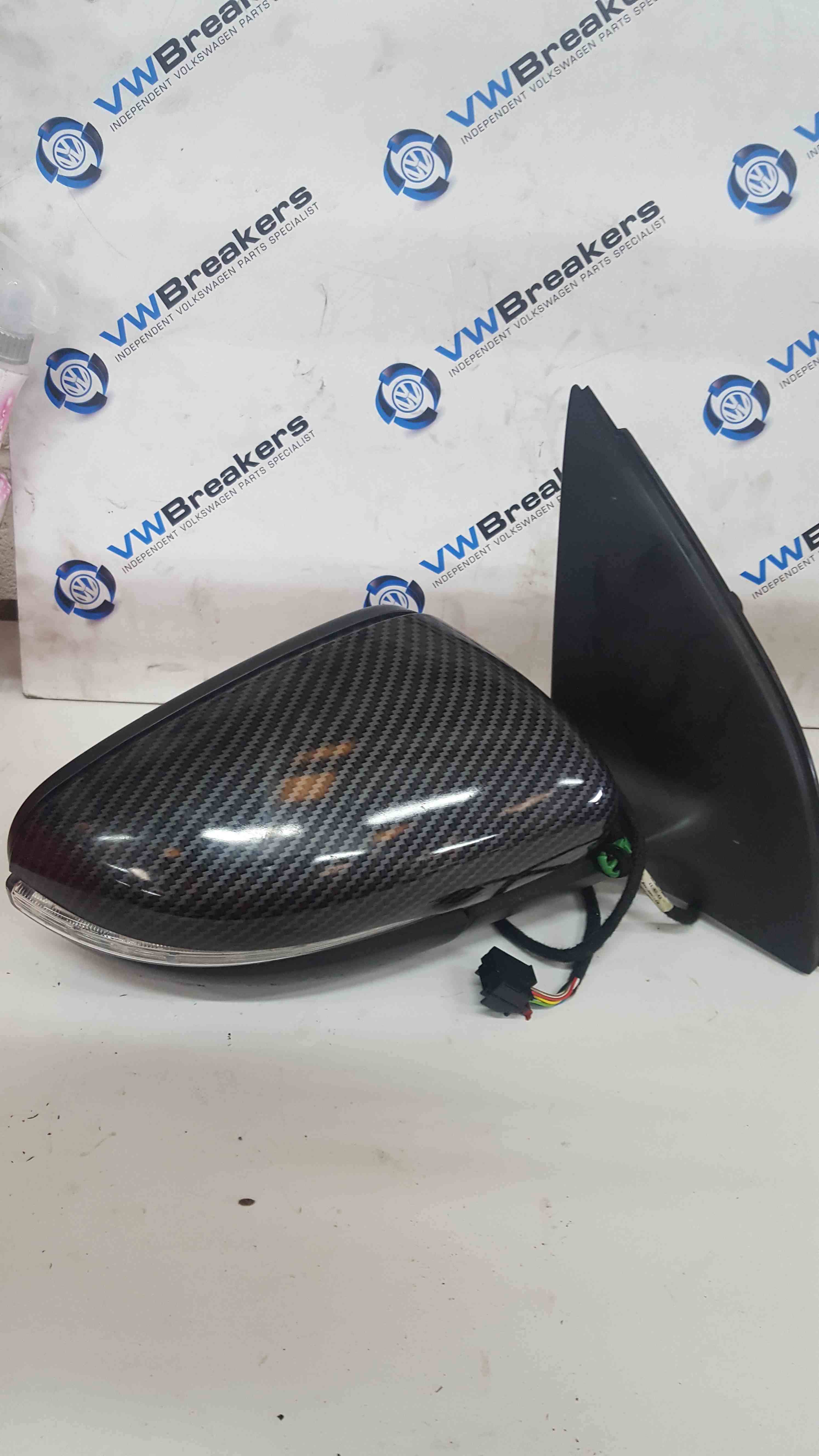 Volkswagen Golf MK6 2009-2012 GTI Carbon Drivers Os Wing Mirror Puddle Light