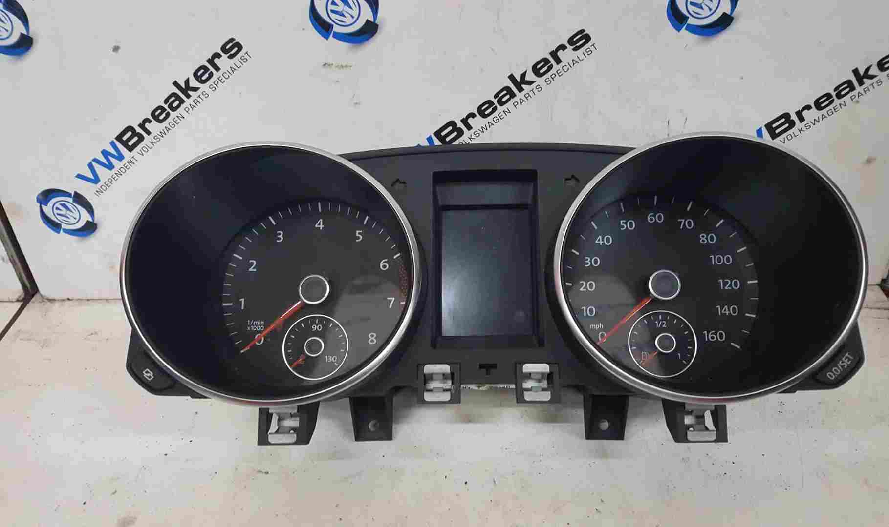 Volkswagen Golf MK6 2009-2012 Instrument Panel Dials Clocks Manual 5K0920961
