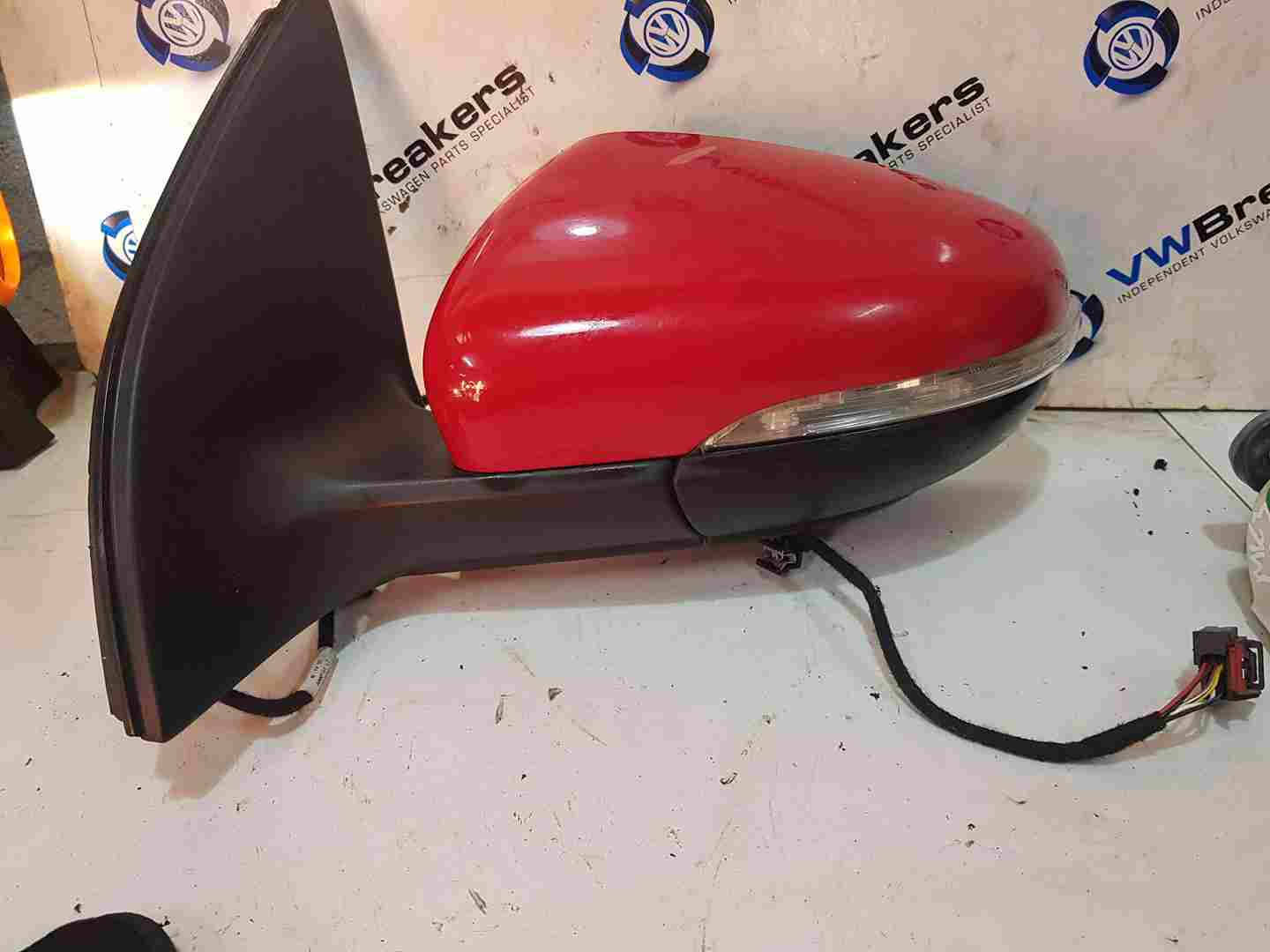 Volkswagen Golf MK6 2009-2012 Ns Passenger Side Wing Mirror Ly3d
